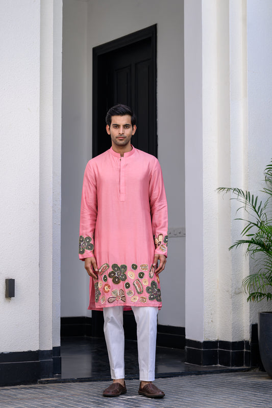 FLORA H APL KURTA SET
