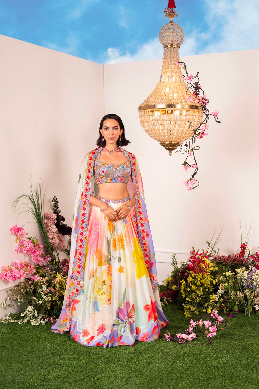 Our Vanilla Bloom Lehenga Set