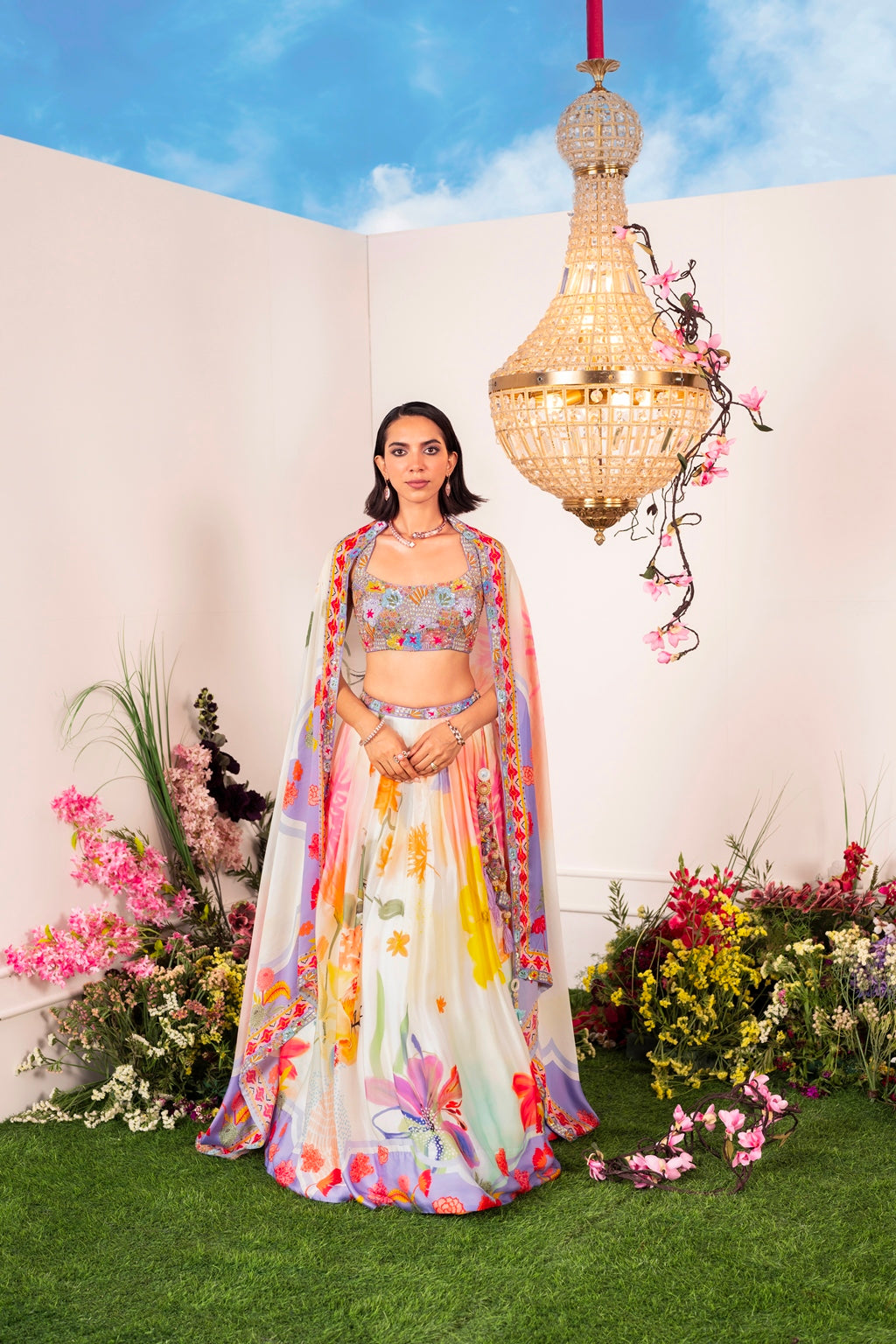 Our Vanilla Bloom Lehenga Set