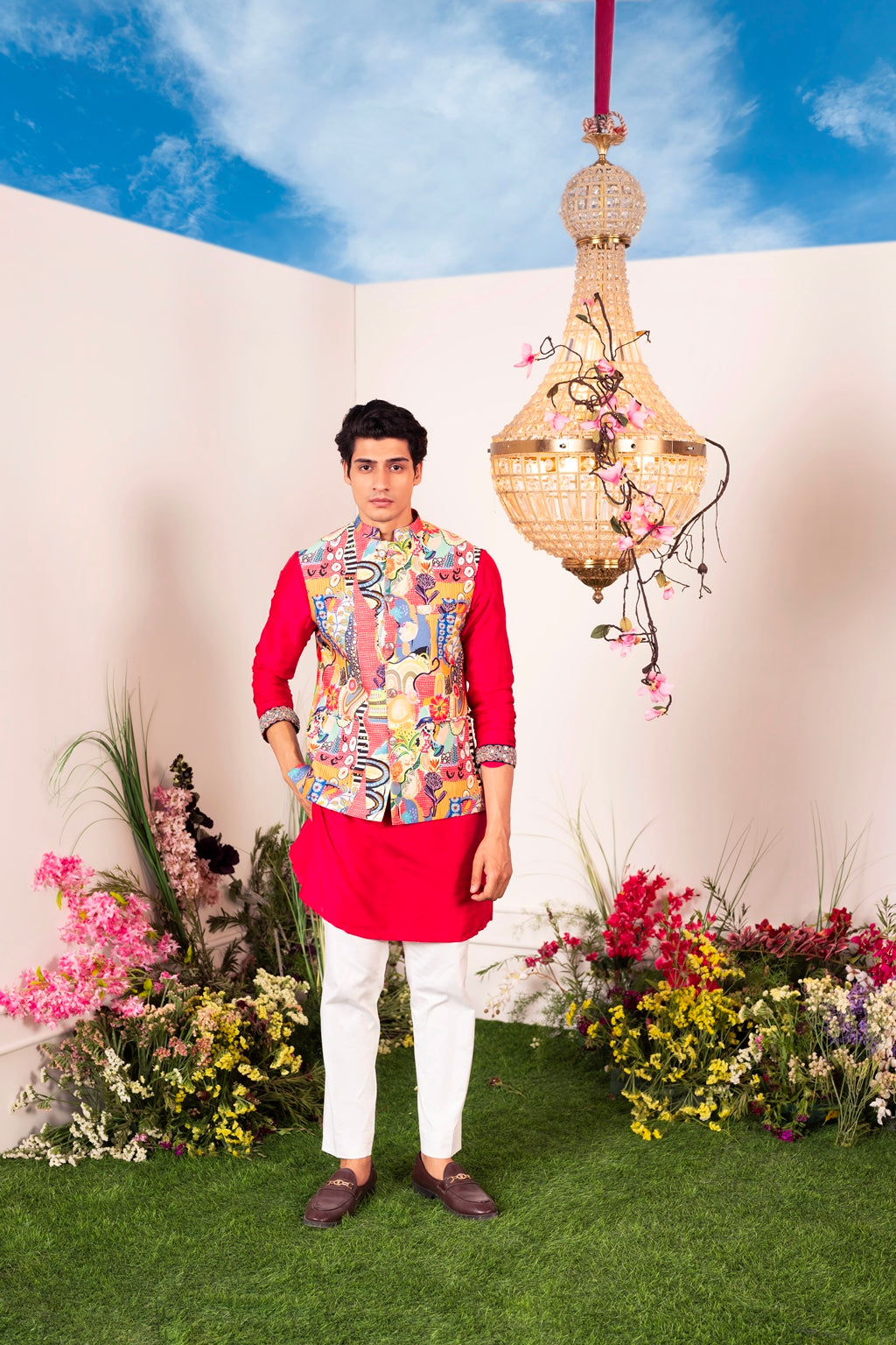 Our Frenzy Bundi Kurta Pant Set
