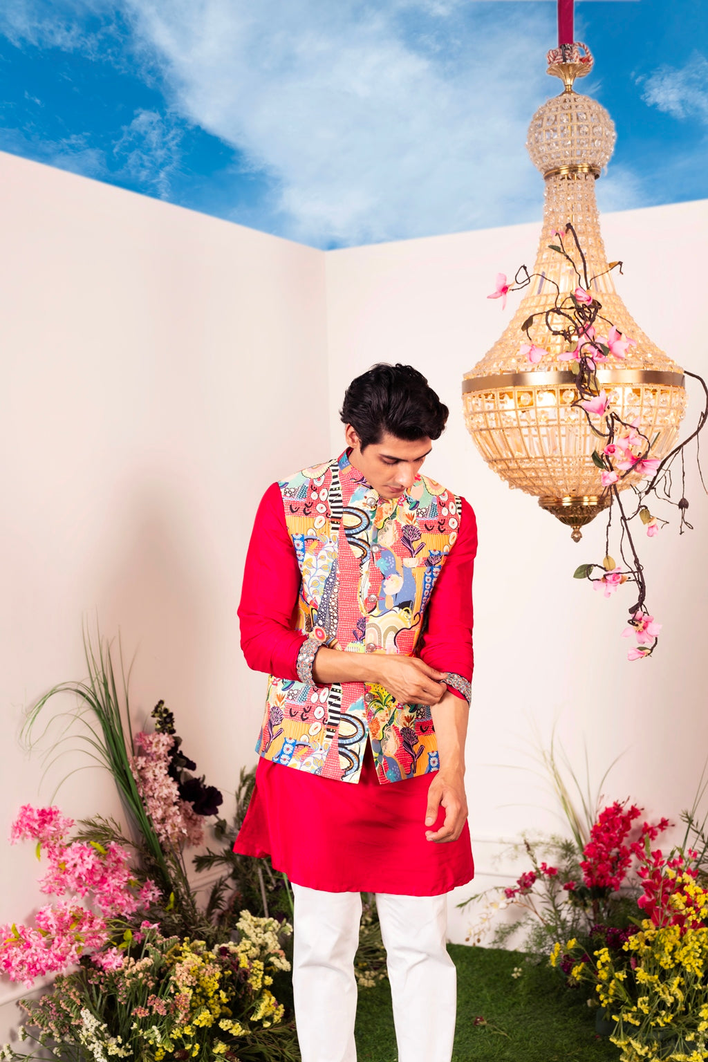 Our Frenzy Bundi Kurta Pant Set