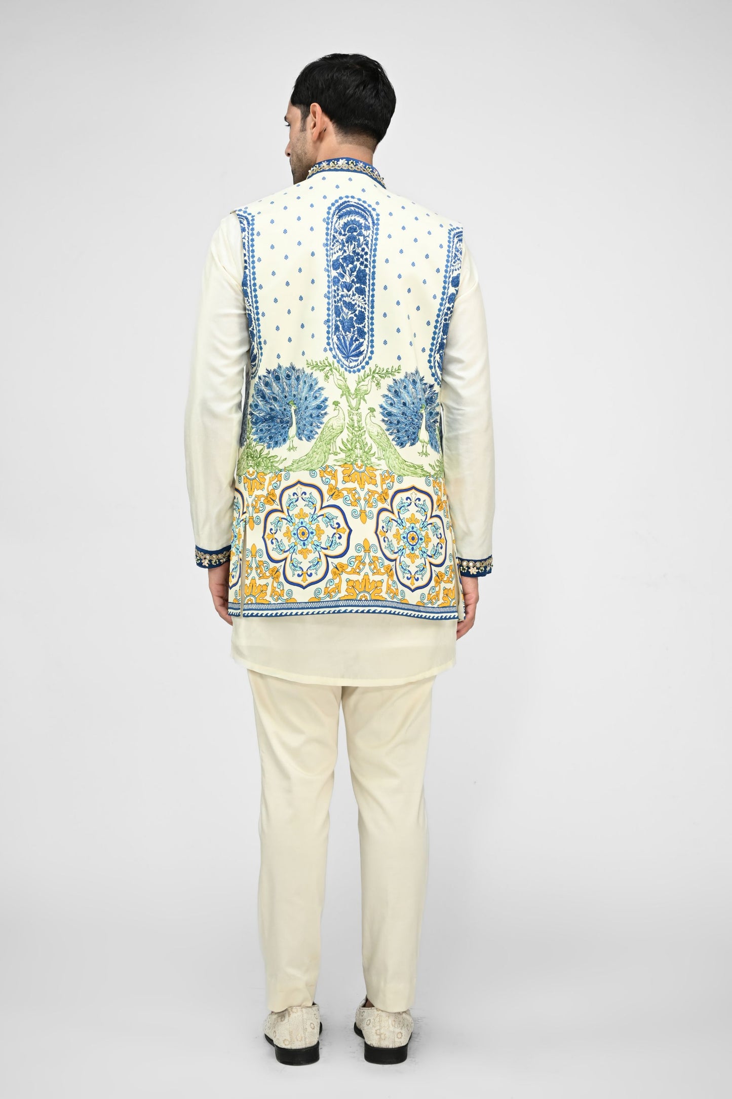 Royal Peacock Half Jacket