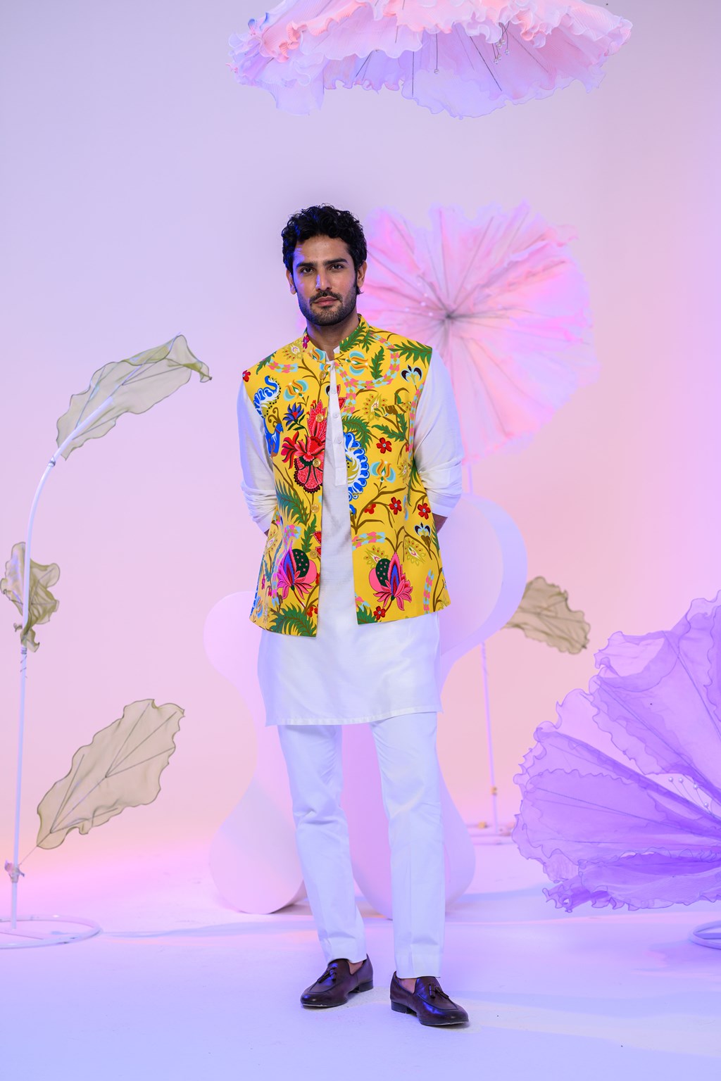 Tuscan Bundi with Kurta