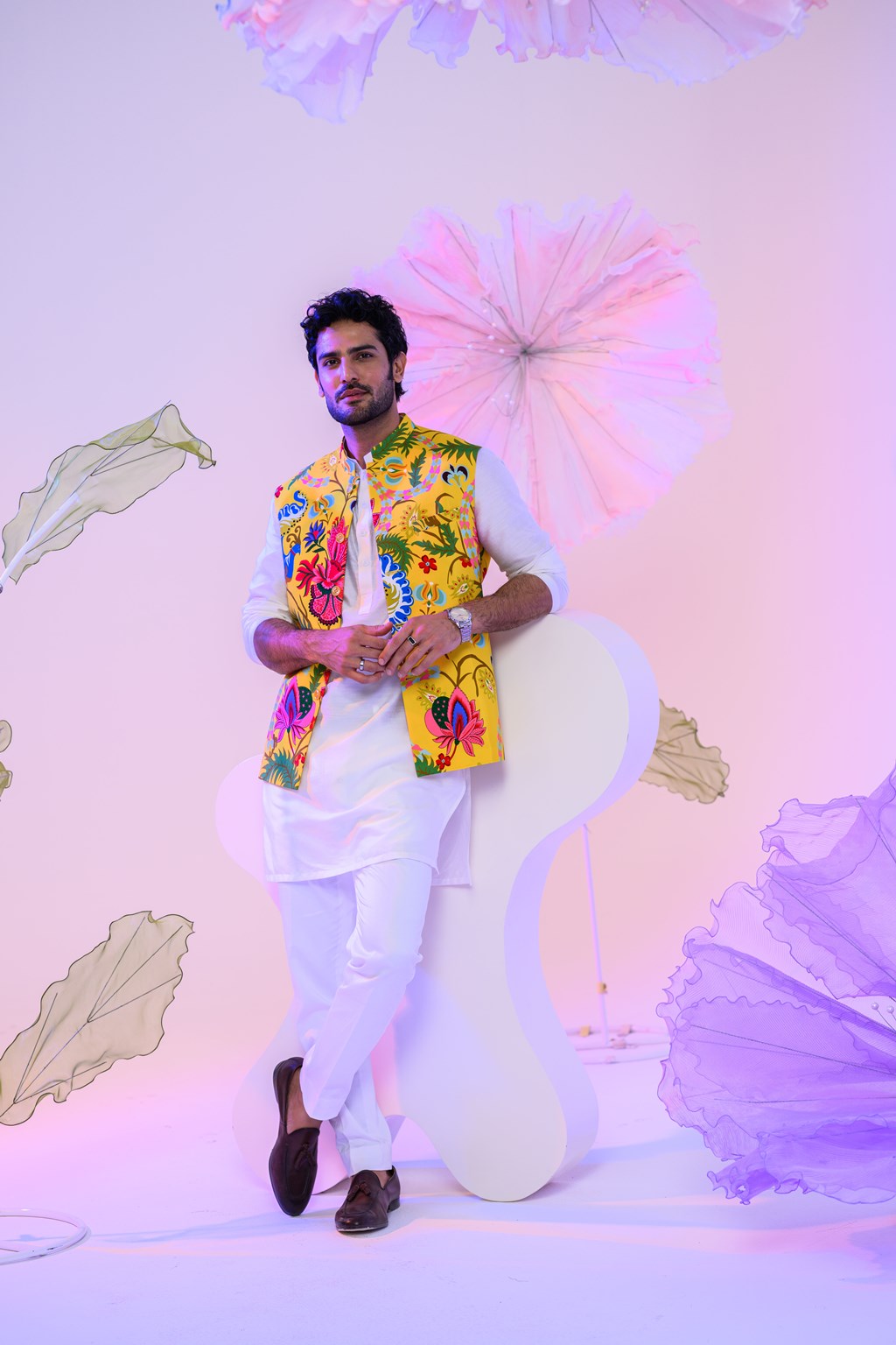 Tuscan Bundi with Kurta
