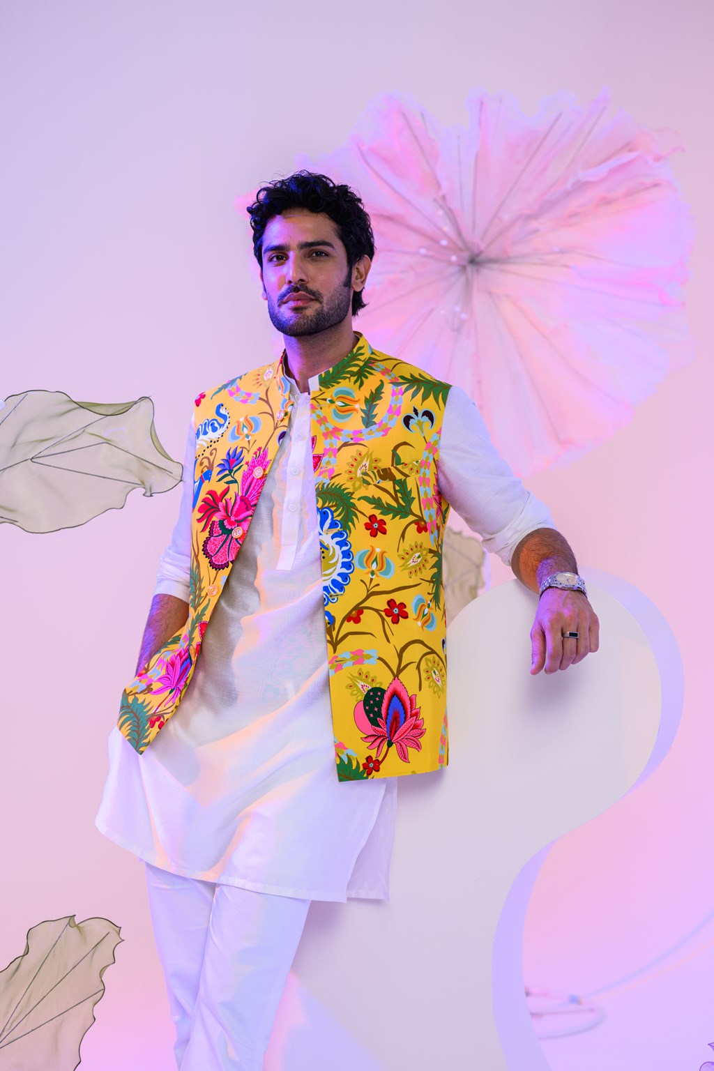 Tuscan Bundi with Kurta