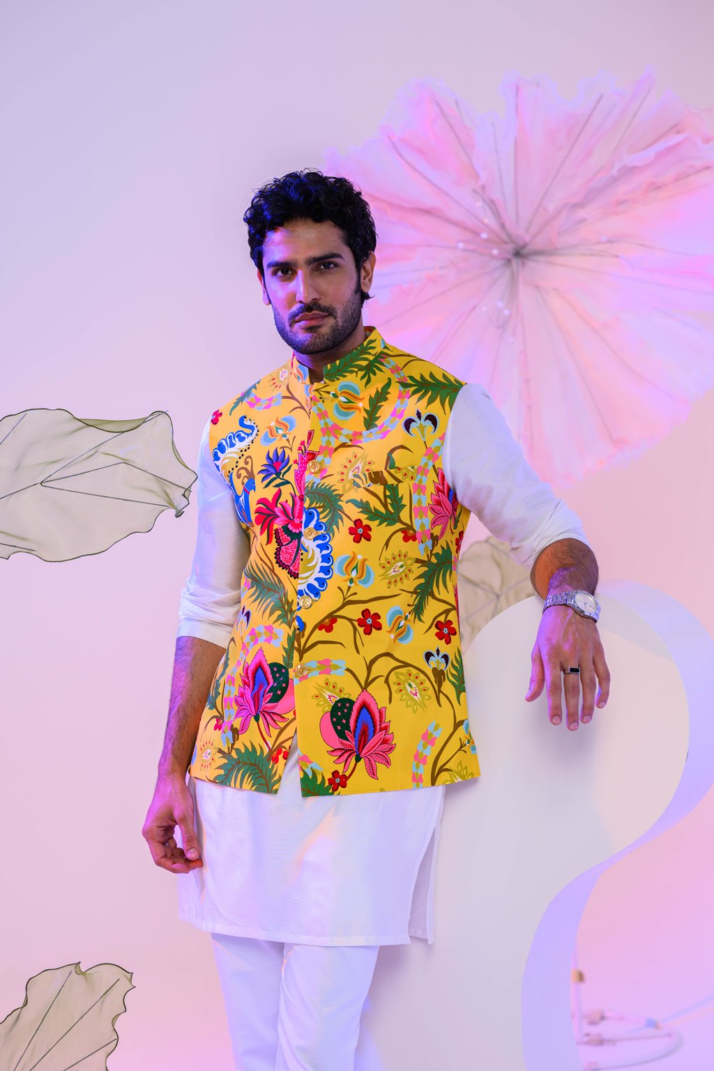 Tuscan Bundi with Kurta