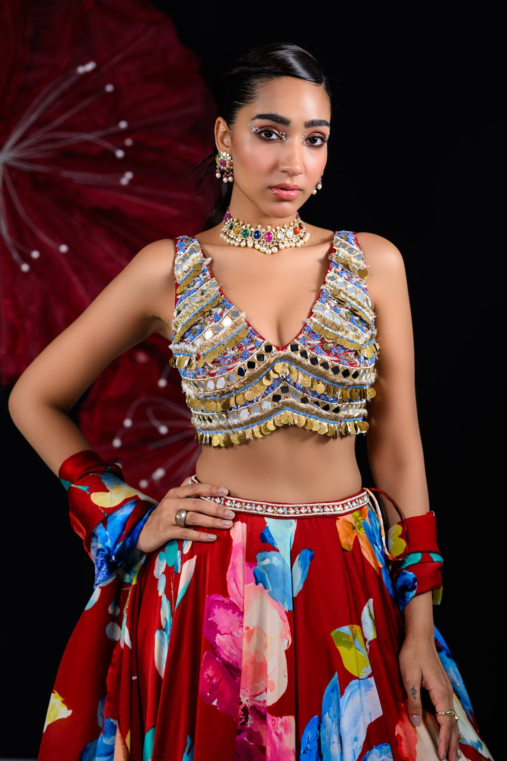 Our Peony Lehenga Set