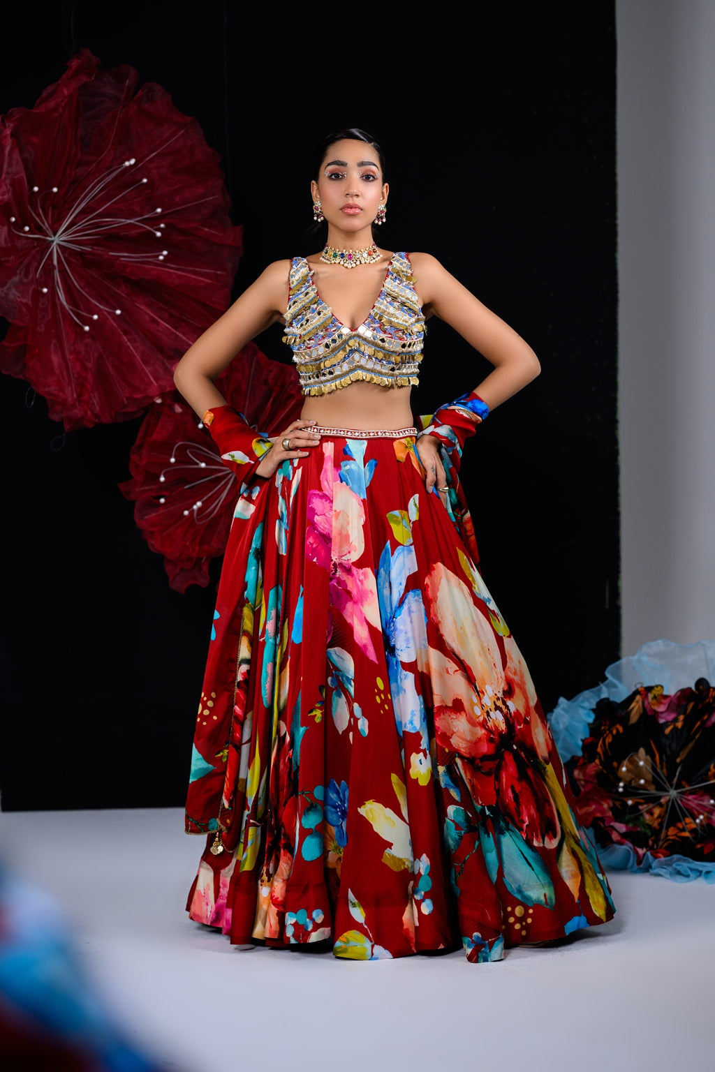 Our Peony Lehenga Set