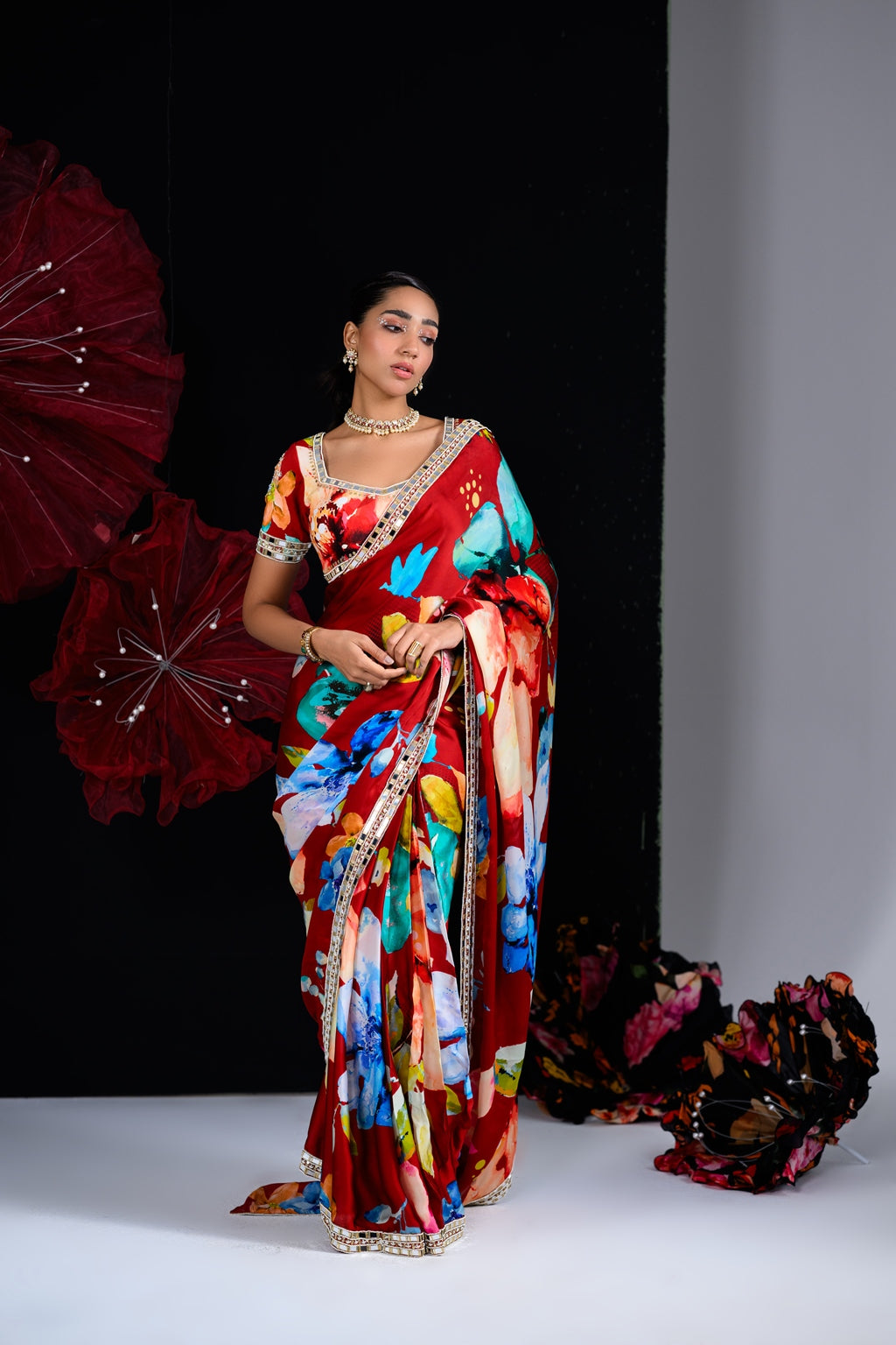 Our Peony Saree