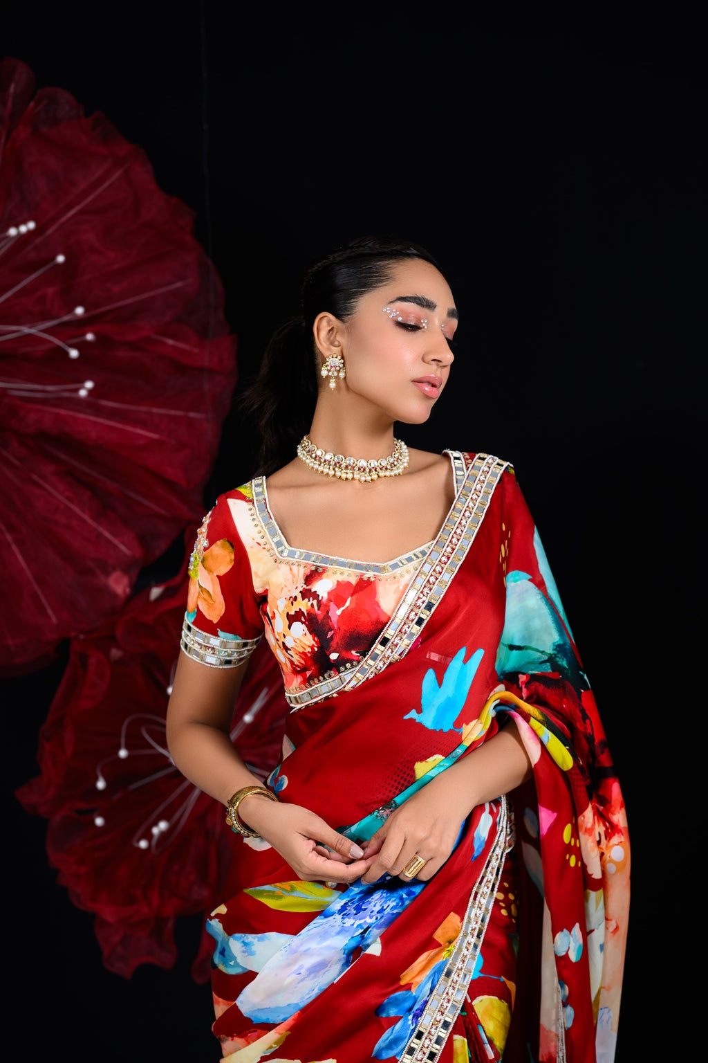 Our Peony Saree