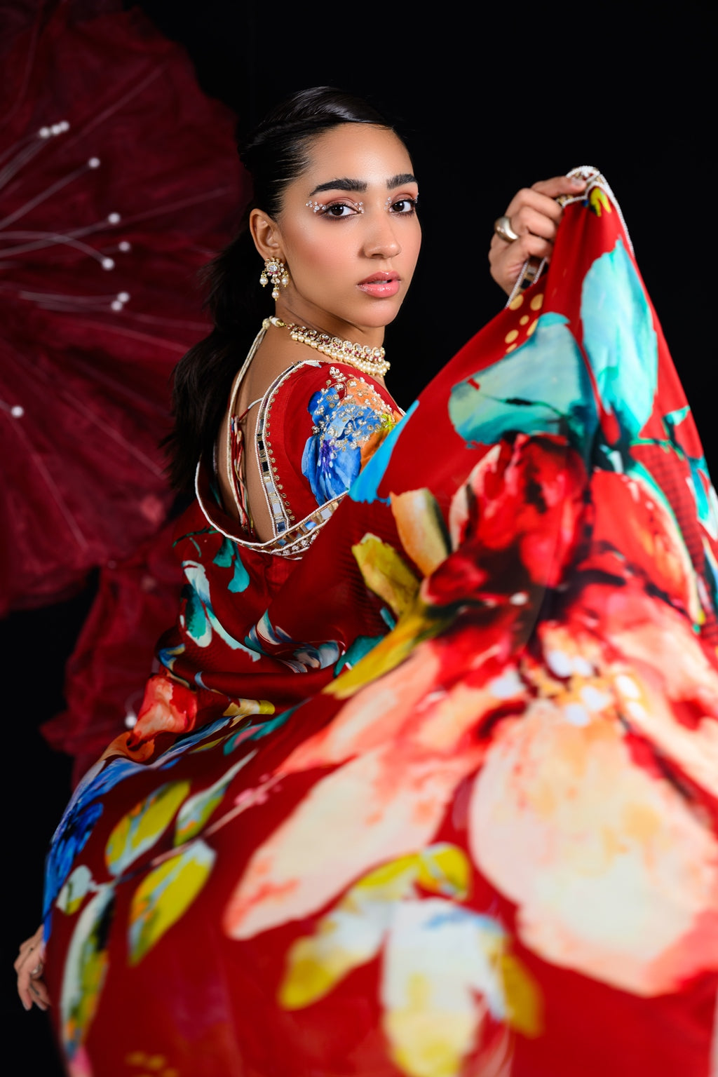 Our Peony Saree