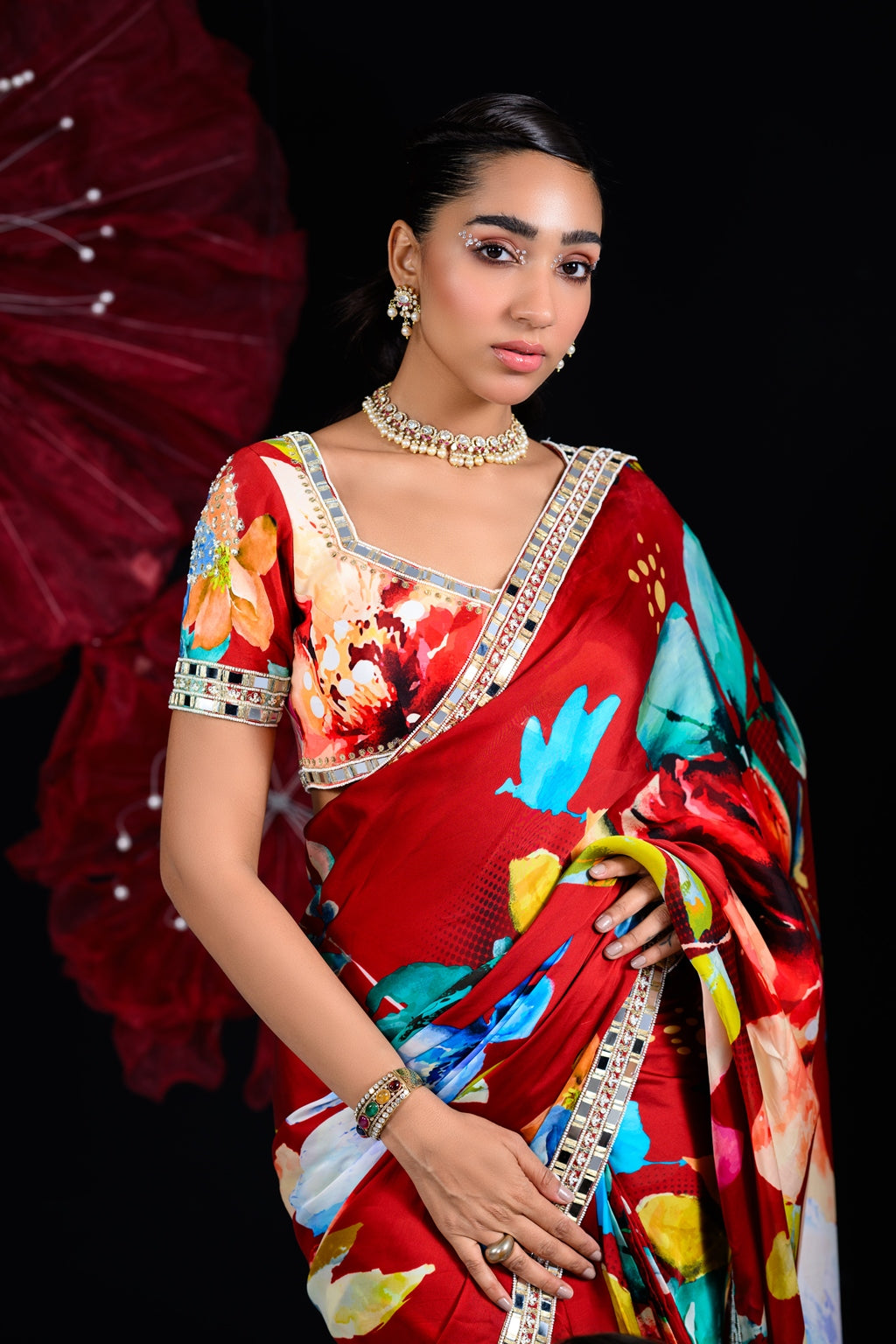 Our Peony Saree