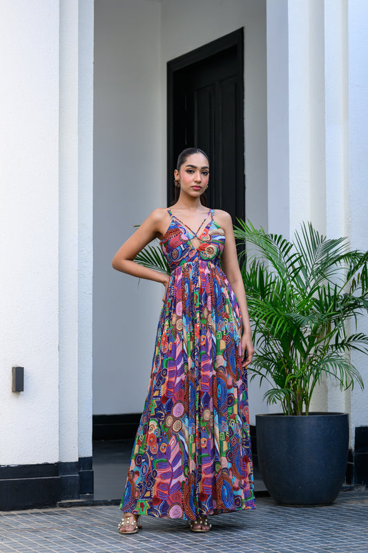 IRIS CUT OUT GOWN