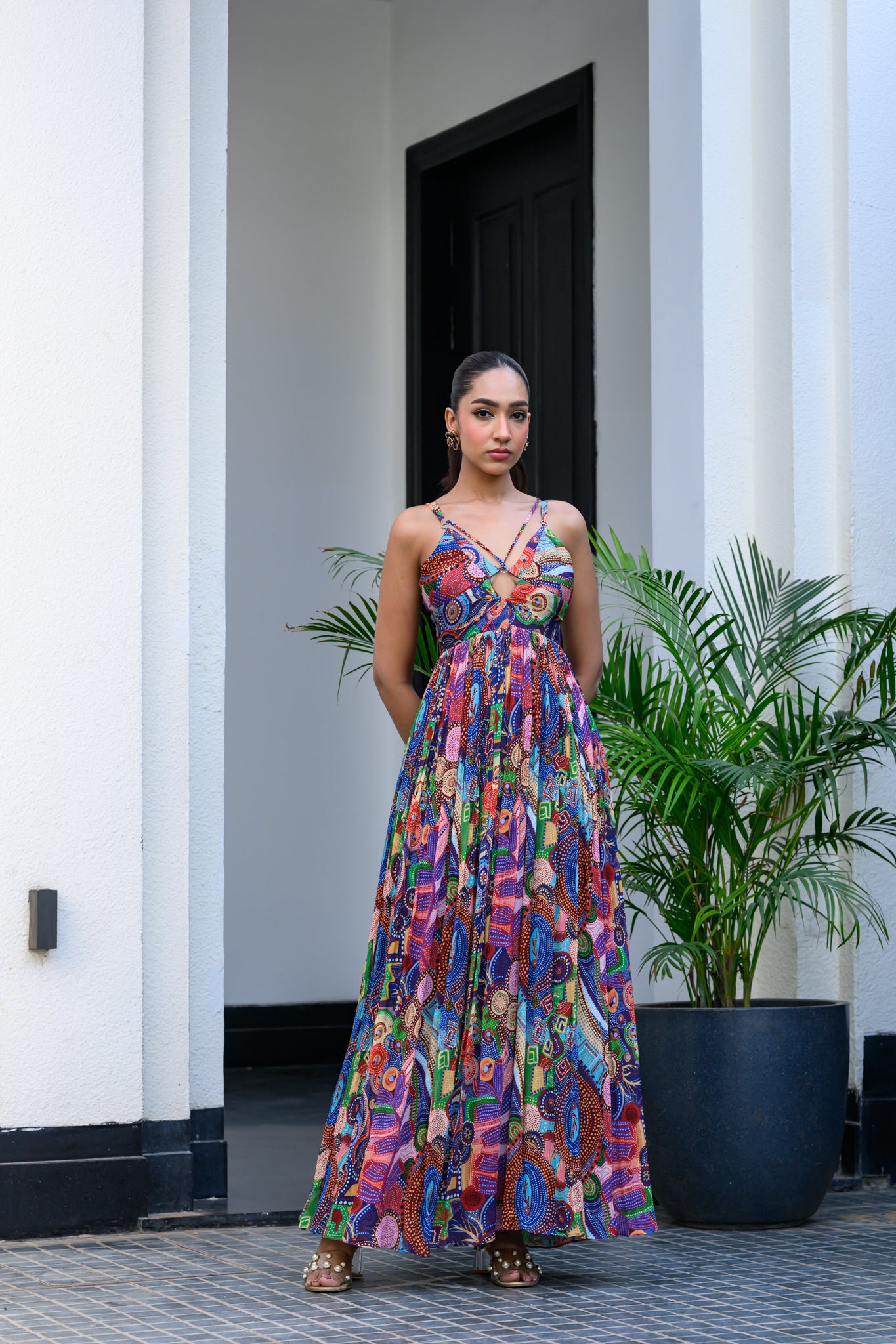 IRIS CUT OUT GOWN