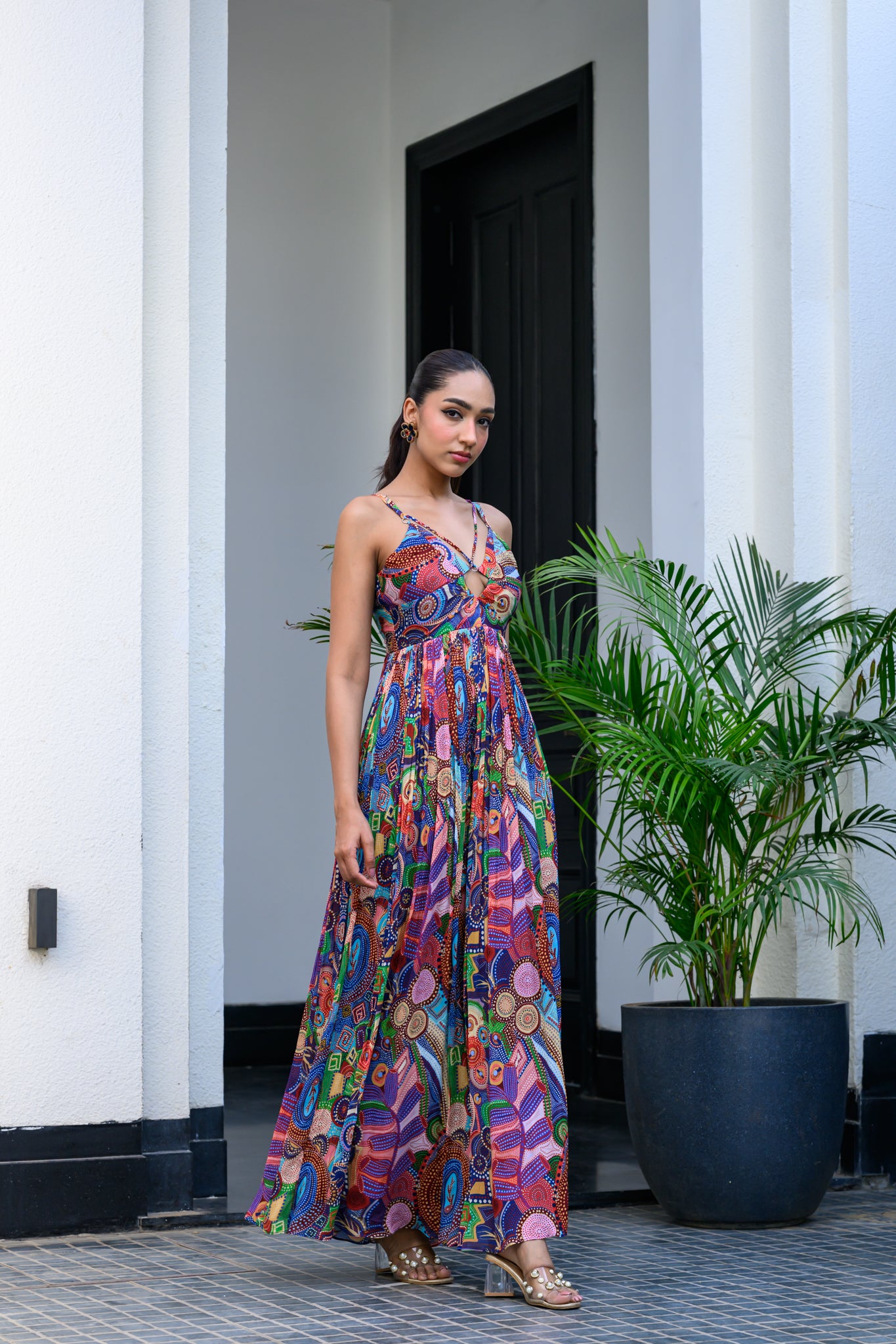 IRIS CUT OUT GOWN