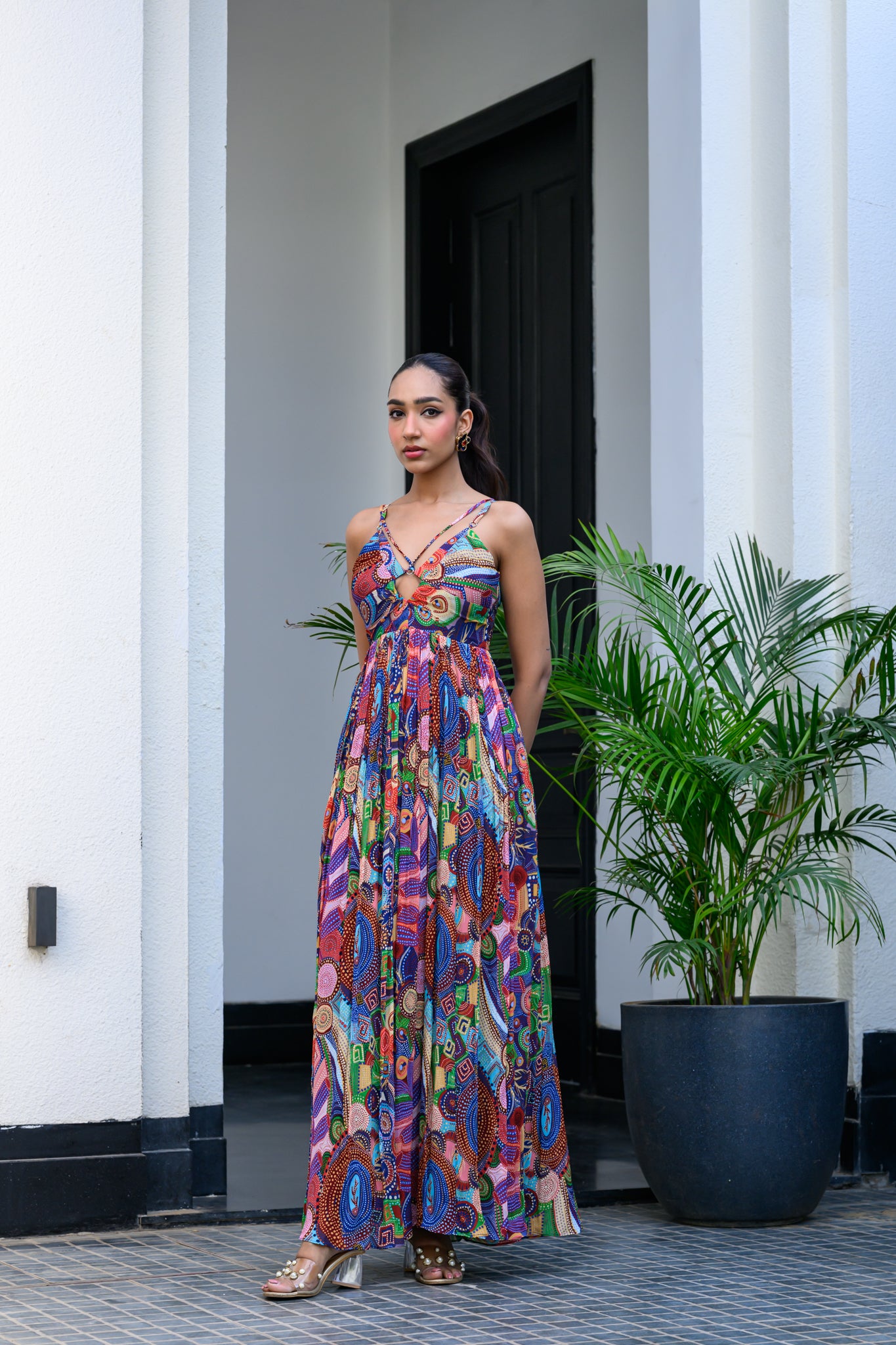 IRIS CUT OUT GOWN