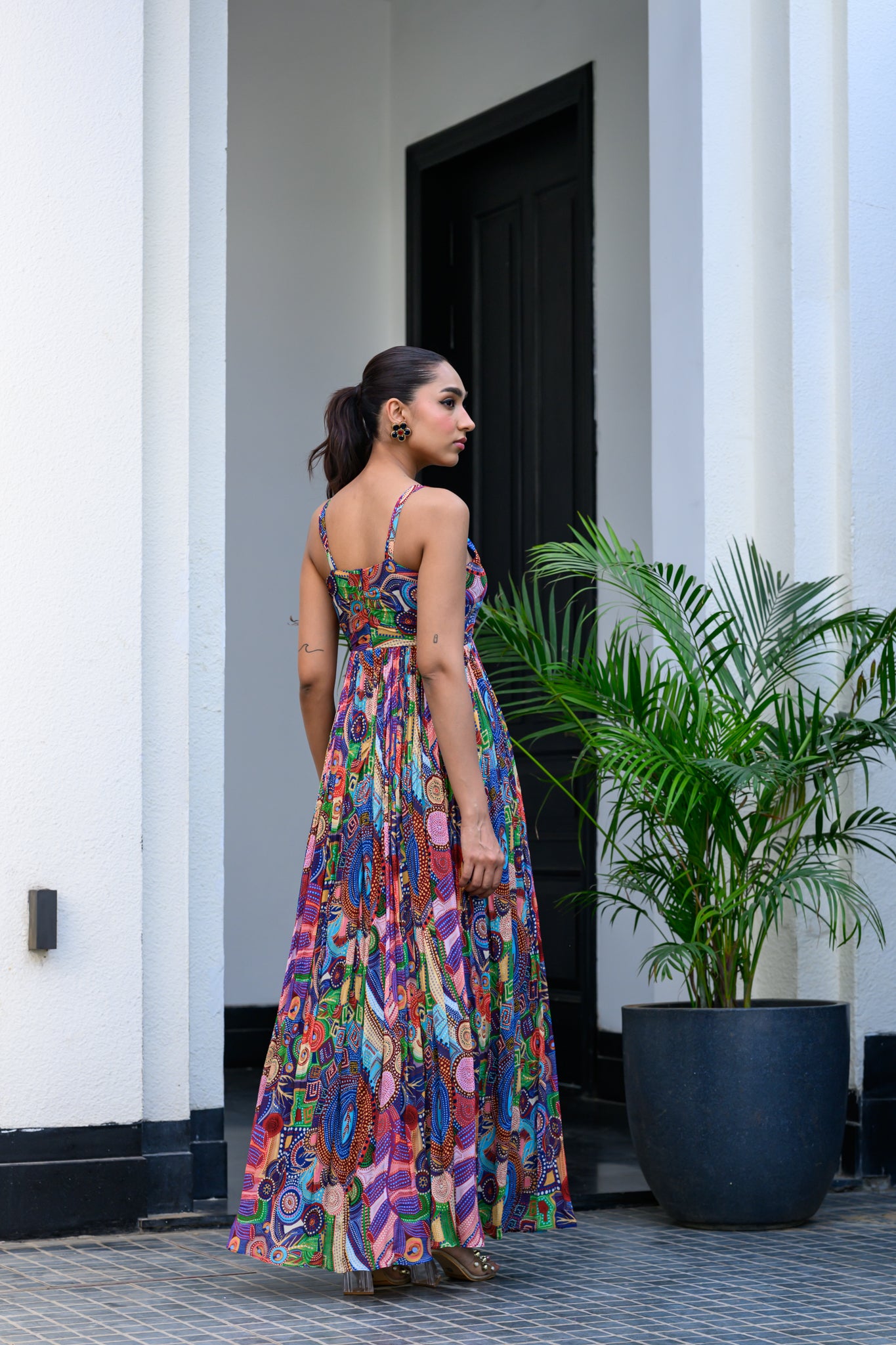 IRIS CUT OUT GOWN