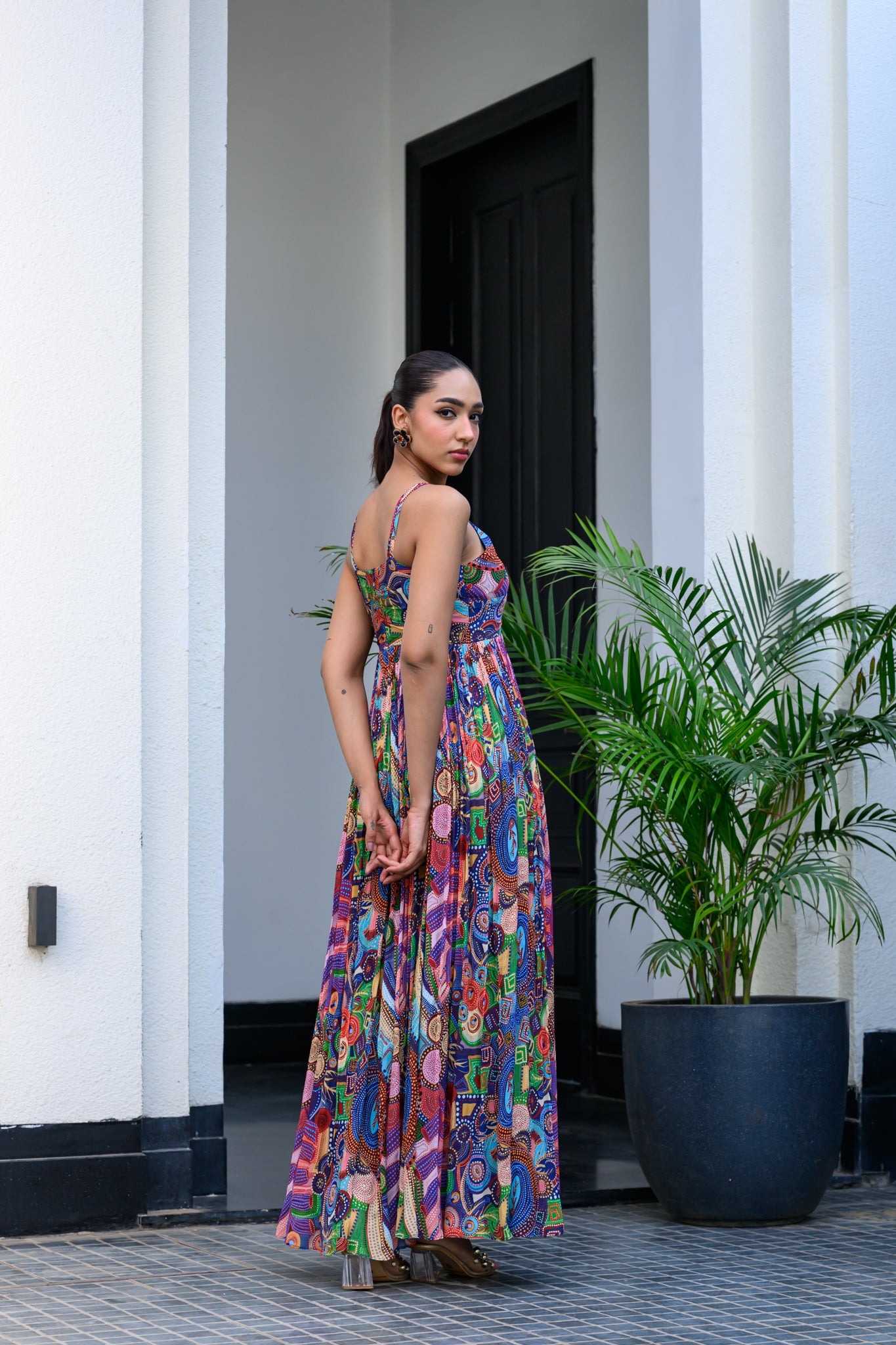 IRIS CUT OUT GOWN