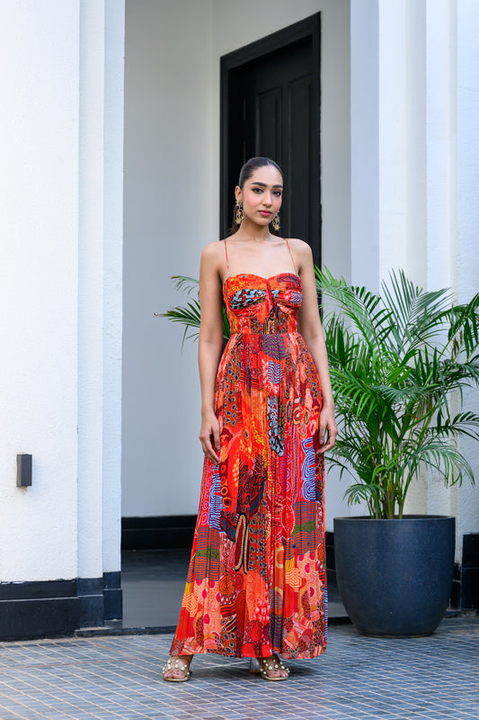 DAWN PLEATED DRESS