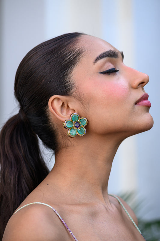 EDEN FULL FLOWER EARRING