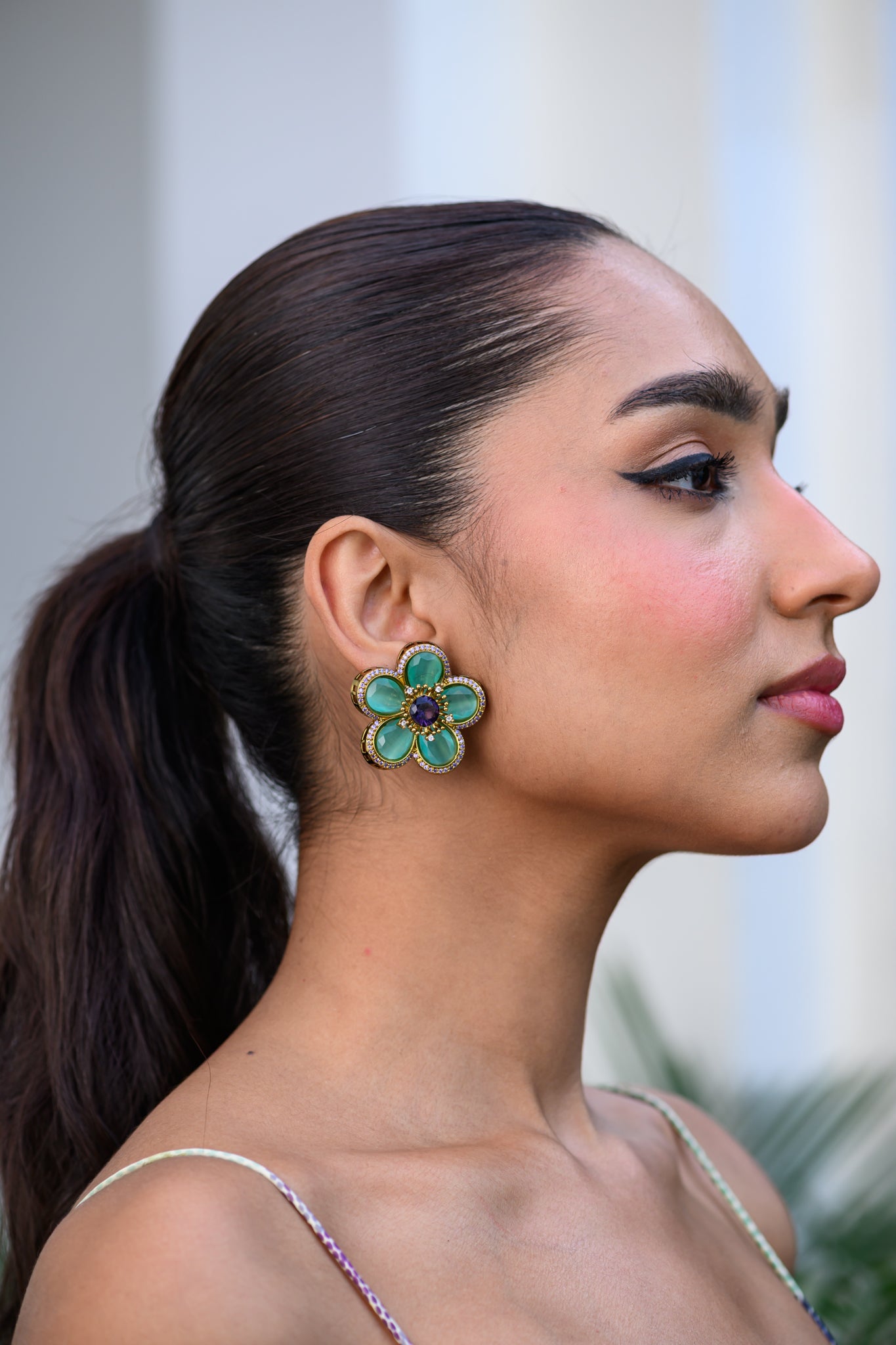 EDEN FULL FLOWER EARRING