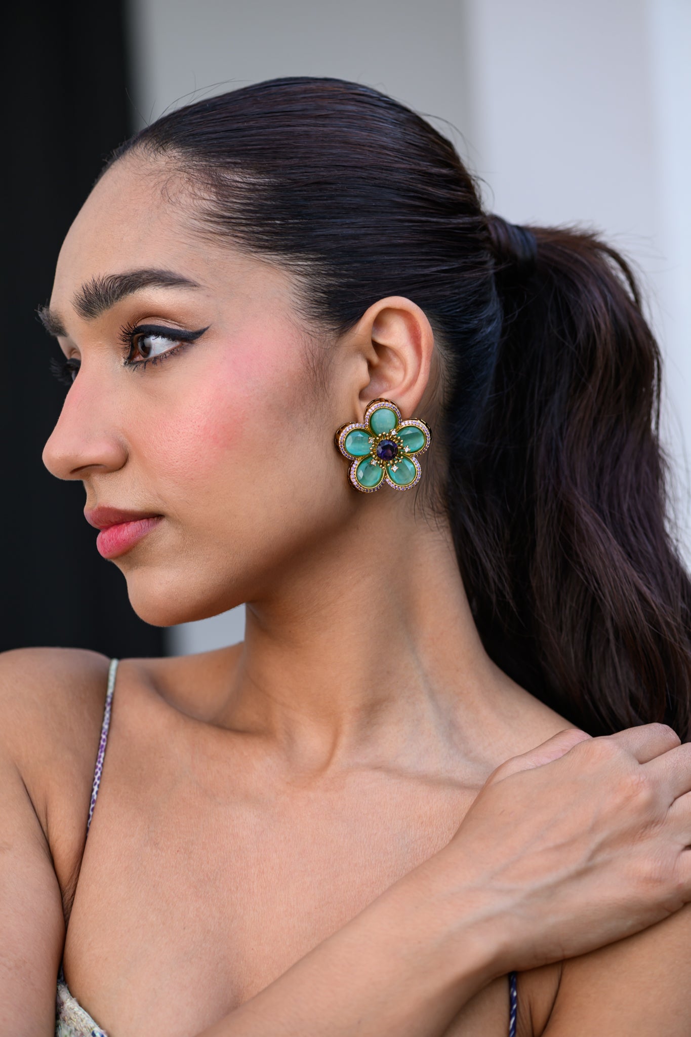 EDEN FULL FLOWER EARRING