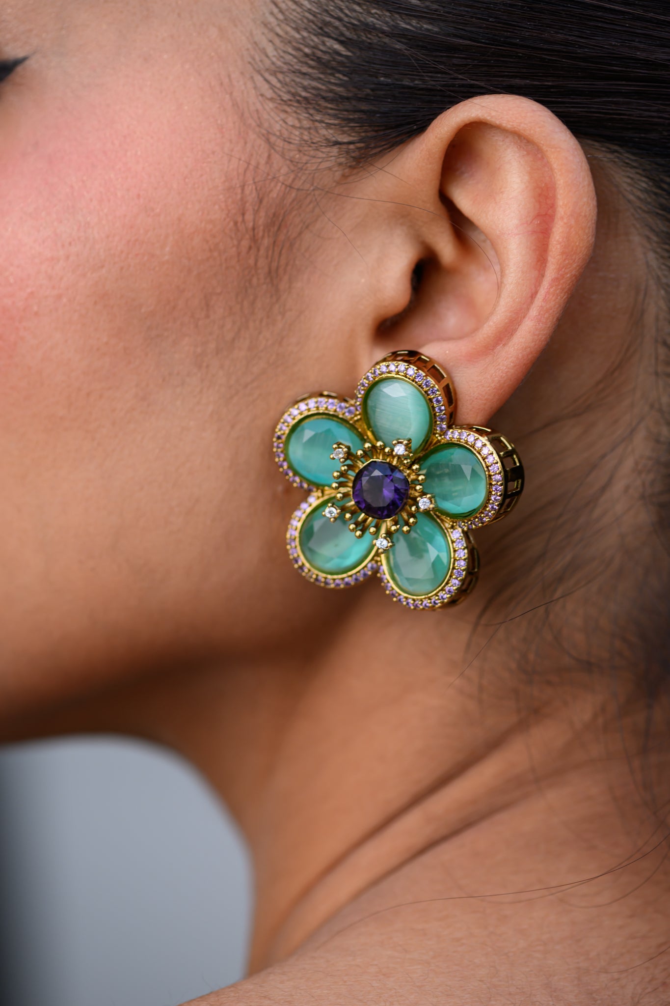 EDEN FULL FLOWER EARRING