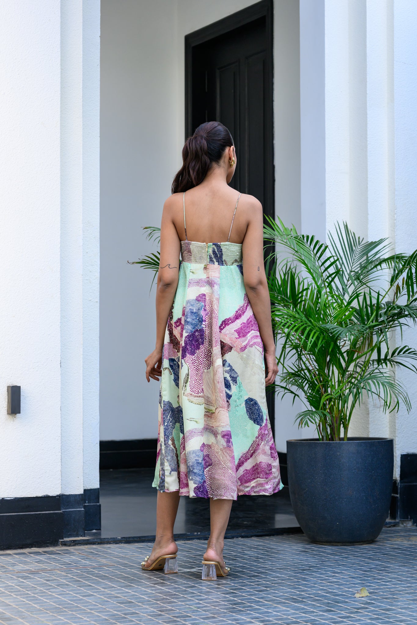 EDEN CUT OUT MIDI DRESS