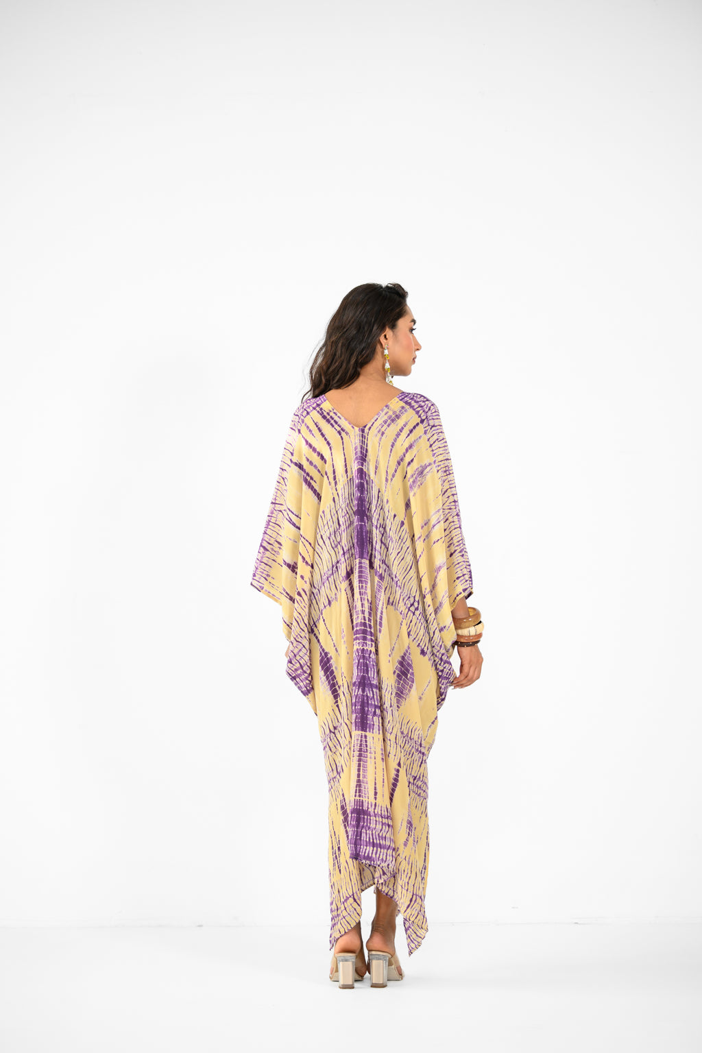 SHIBORI HABUTAI KAFTAN