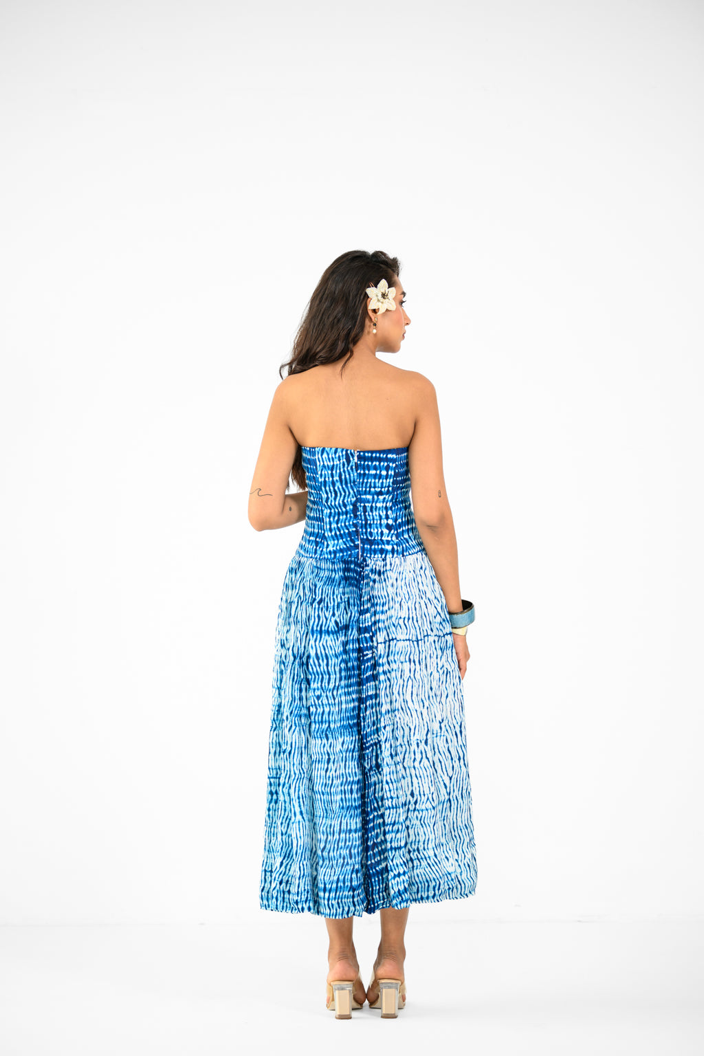 SHIBORI CORSET DRESS