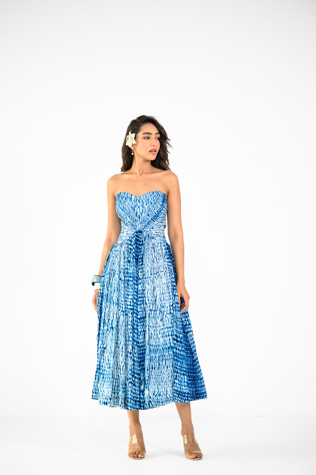 SHIBORI CORSET DRESS