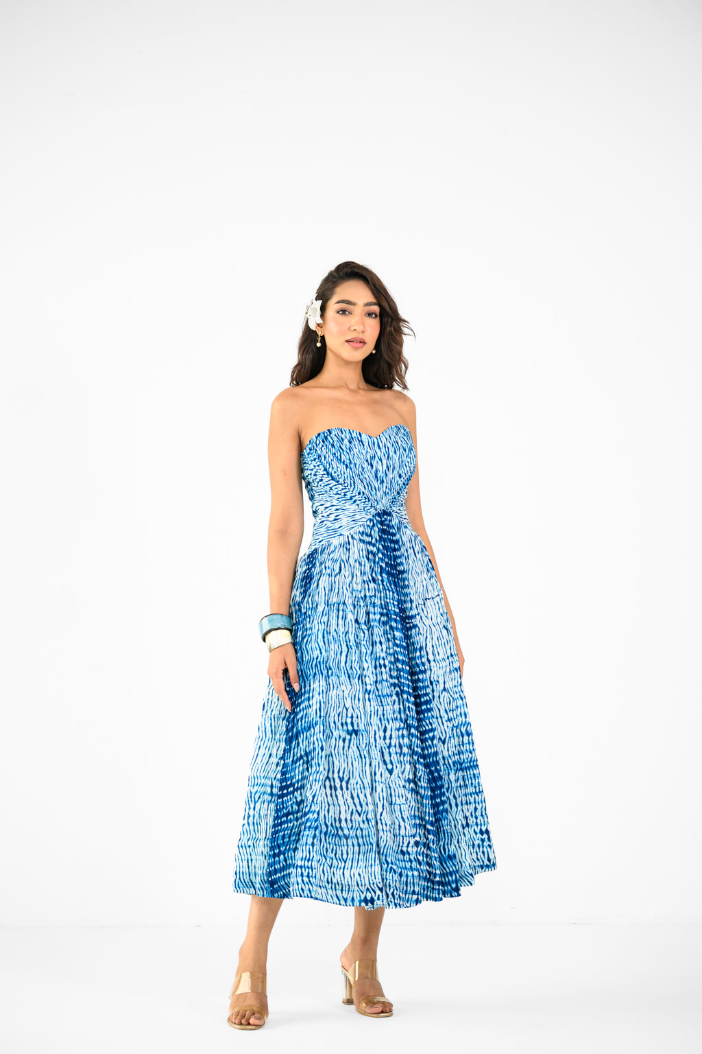 SHIBORI CORSET DRESS