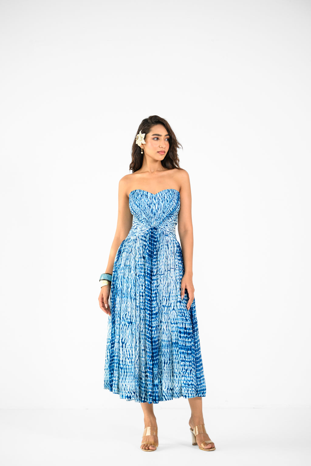 SHIBORI CORSET DRESS