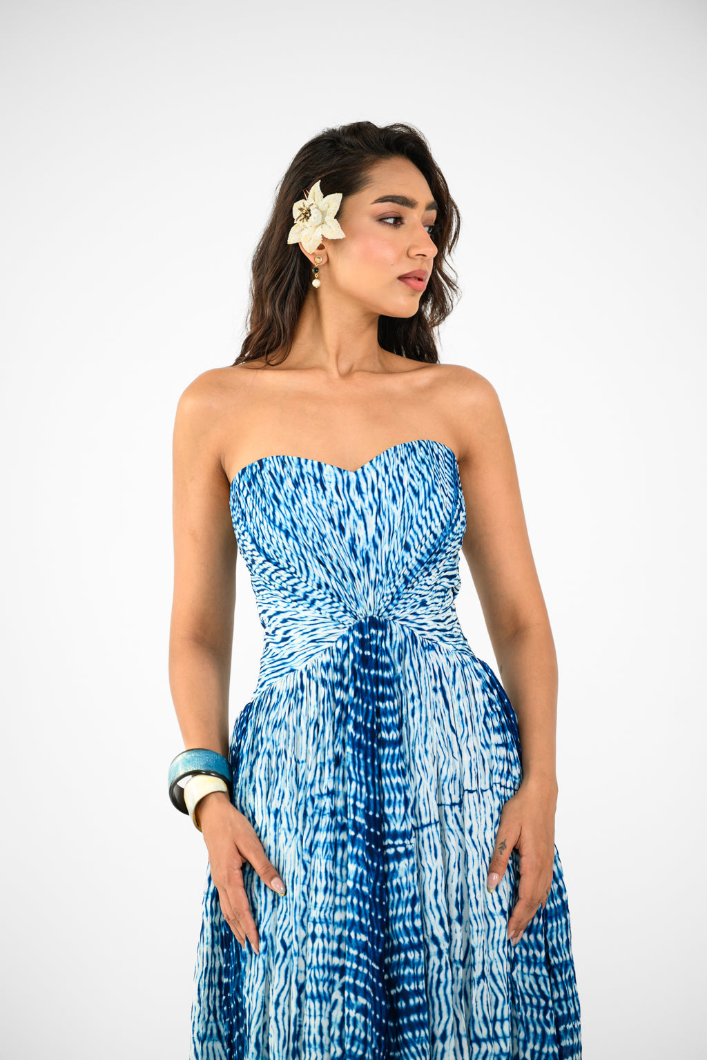 SHIBORI CORSET DRESS