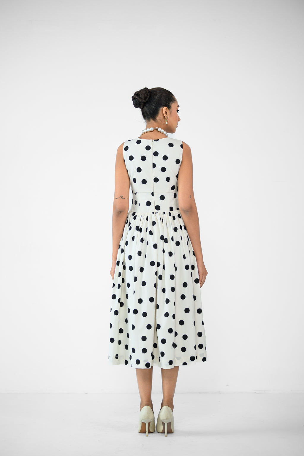 POLKA DOT CORSET DRESS