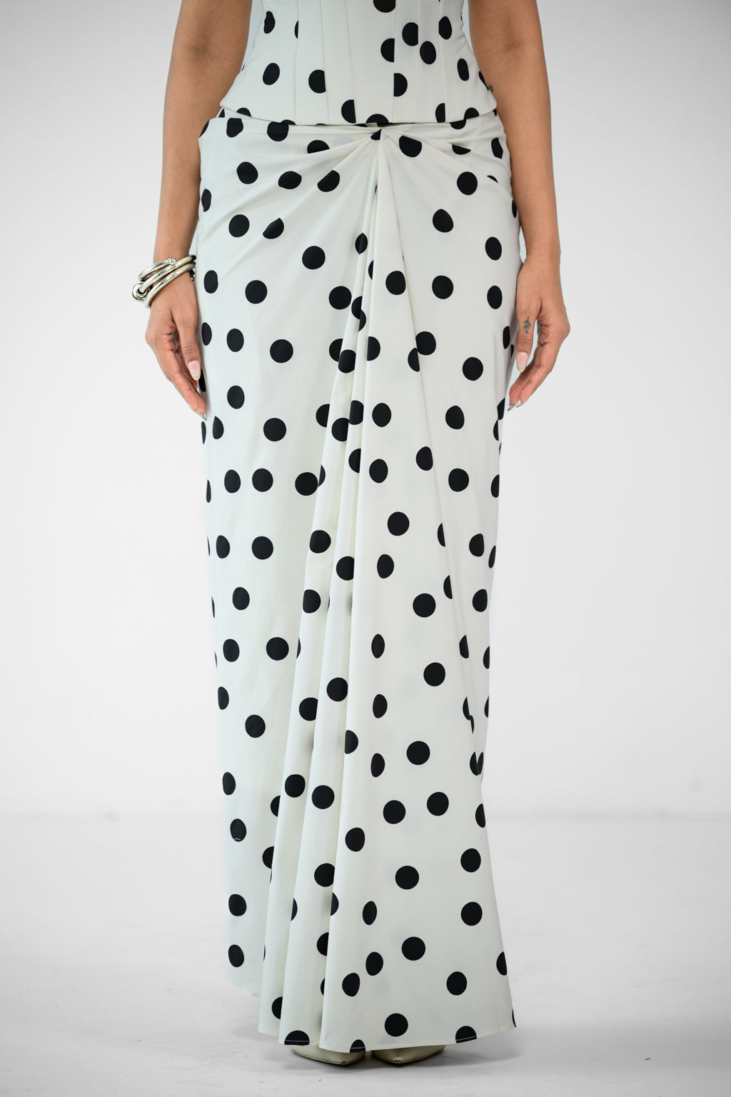 POLKA DOT CORSET AND SKIRT