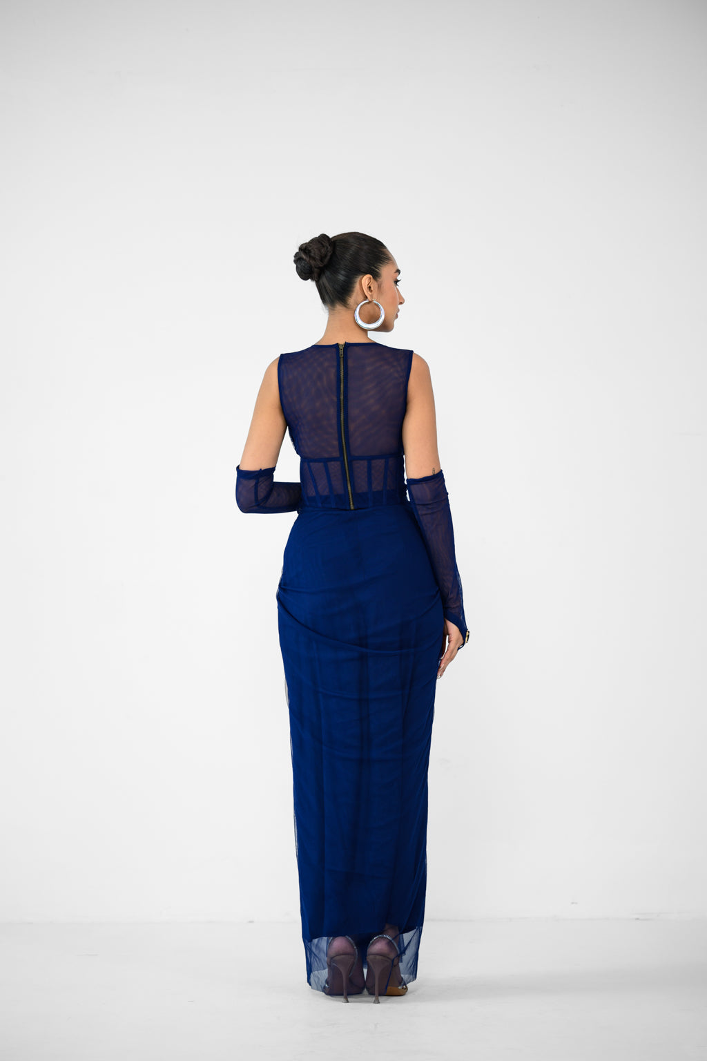 DIANA SKIRT AND DIANA CORSET TOP, GLOVES