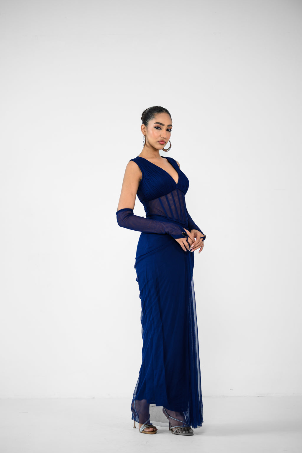 DIANA SKIRT AND DIANA CORSET TOP, GLOVES