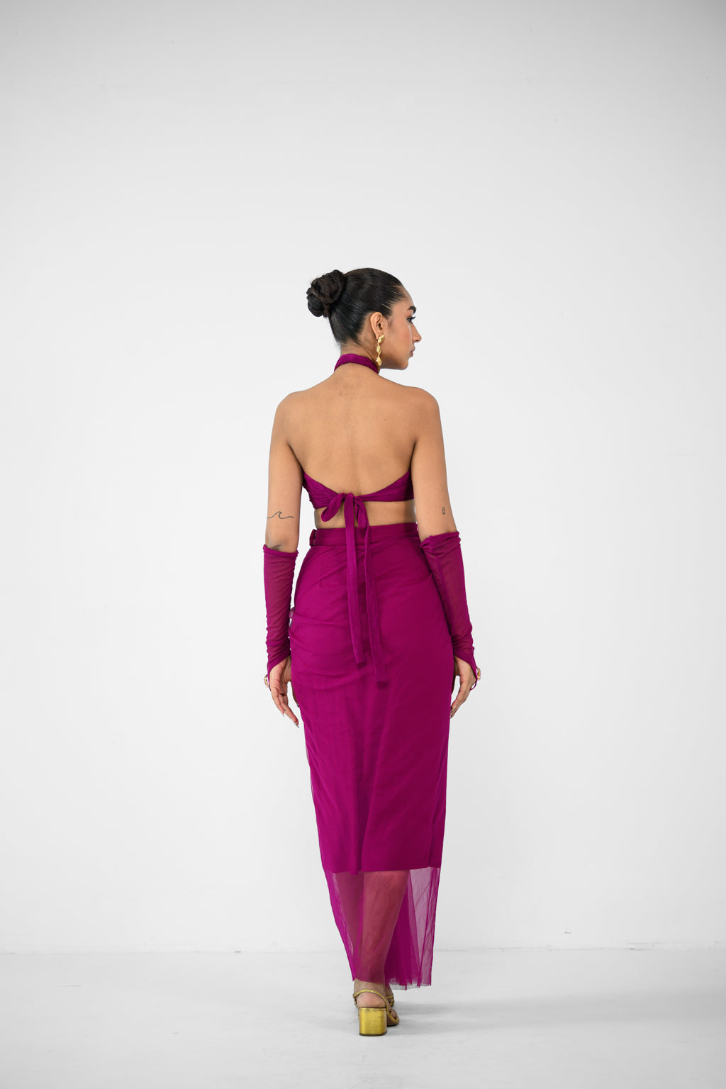 JULIET SKIRT AND JULIET TOP,GLOVES