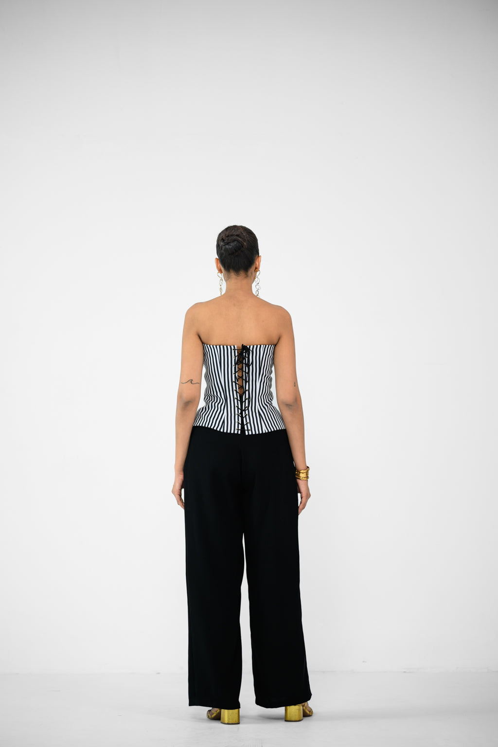 STRIPE CORSET AND PANTS