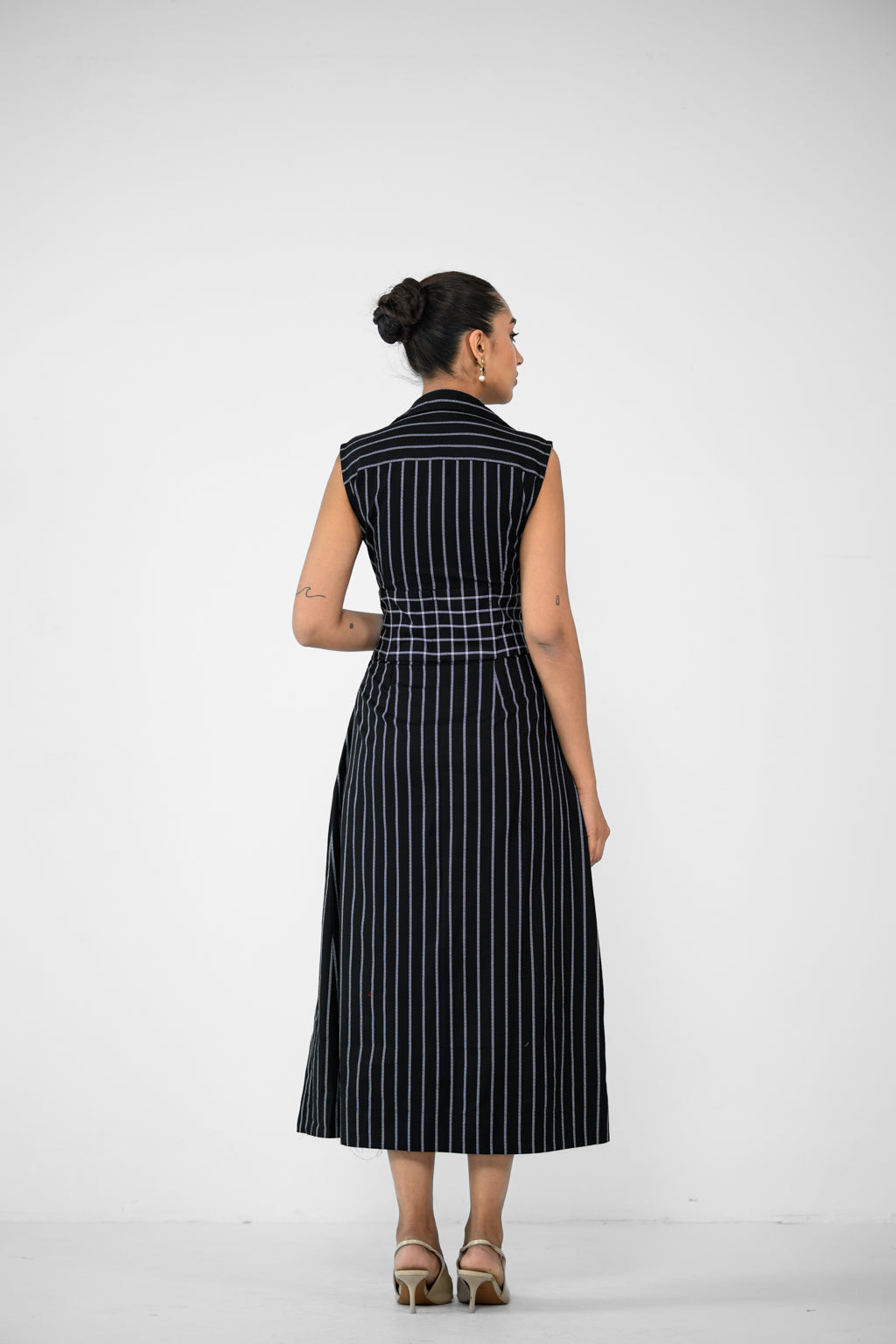 CHECK COSET SHIRT DRESS