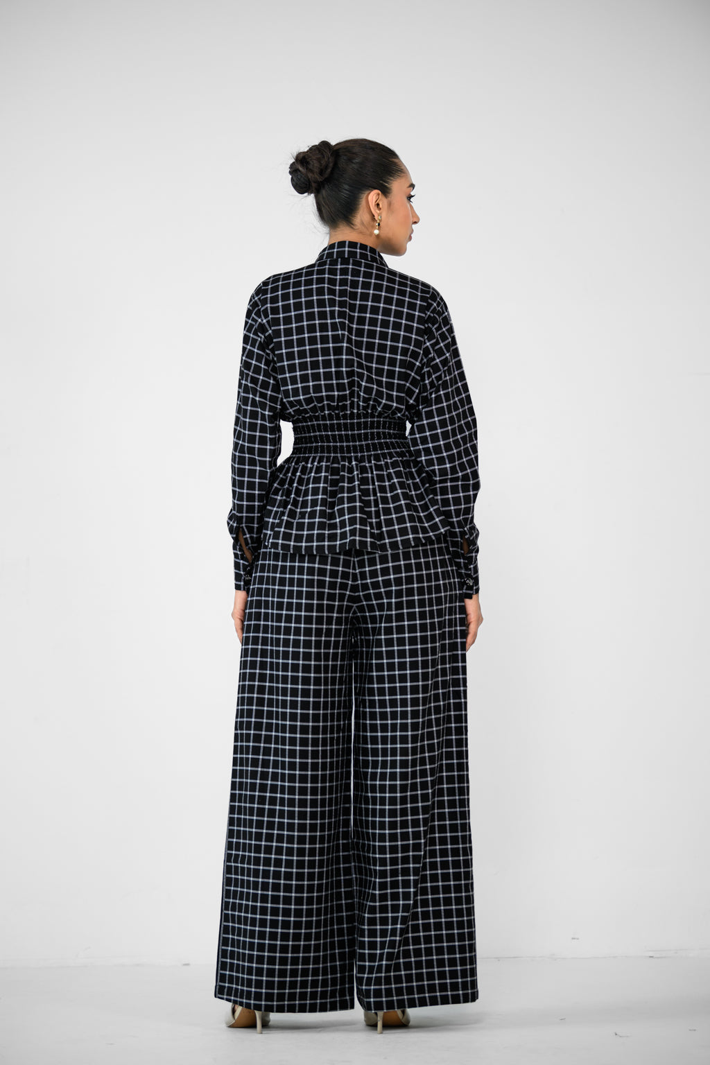 CHECK SHIRT AND DUAL PANEL PANT