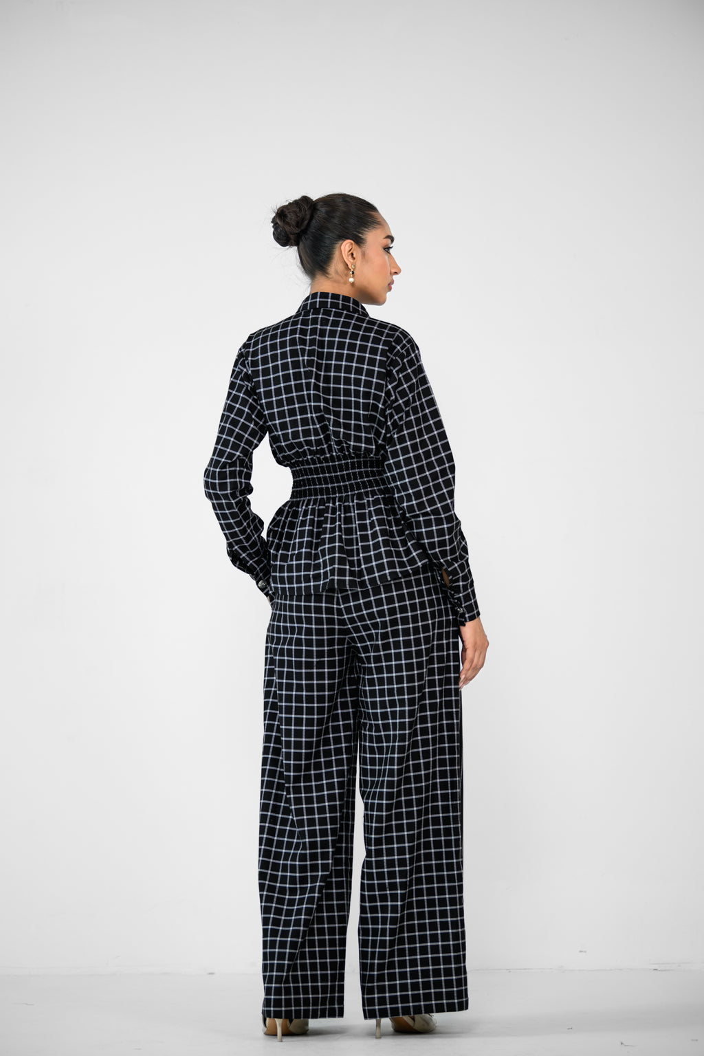CHECK SHIRT AND DUAL PANEL PANT