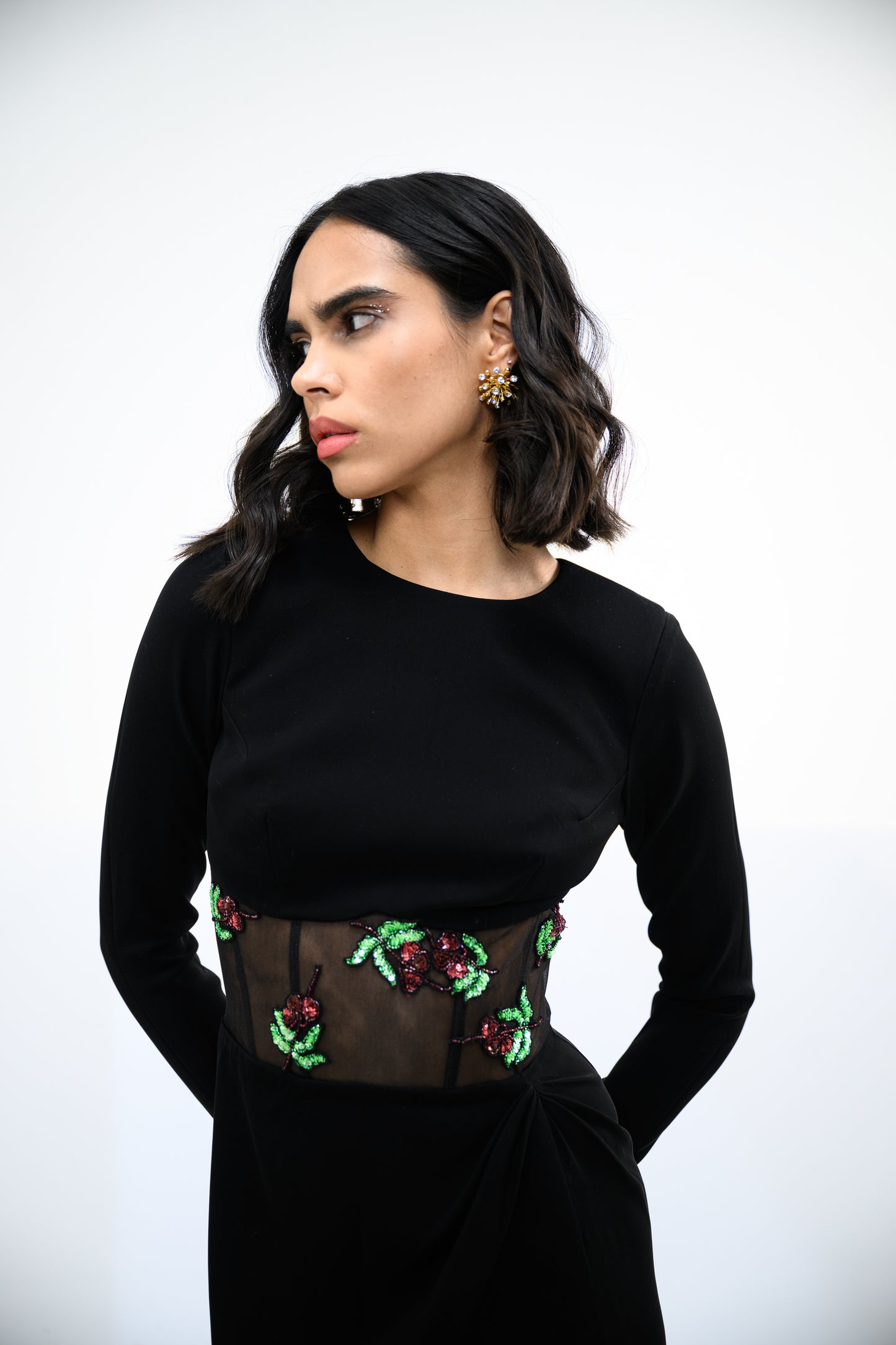 FLOWER CORSET DRESS