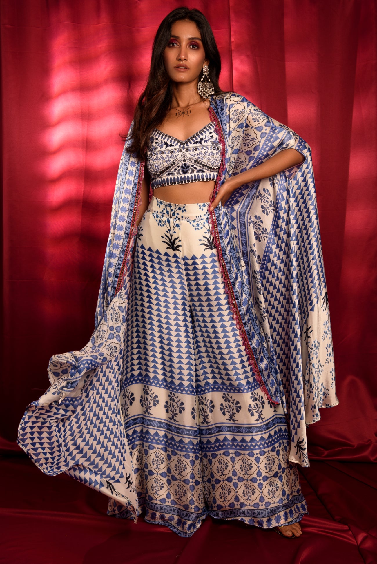 Morrocan Print Pant Set