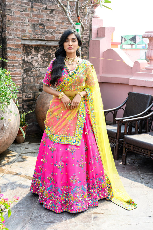 Pink Lehenga