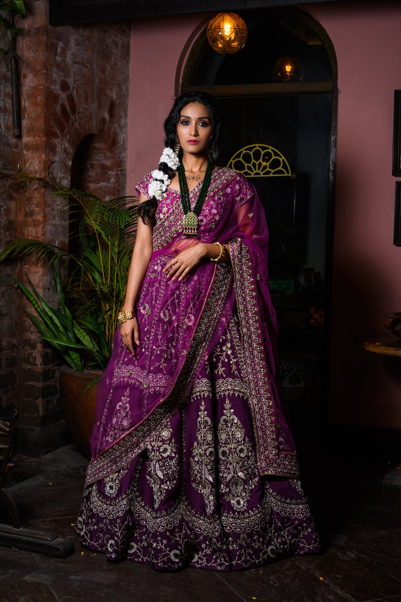 Purple Lehenga