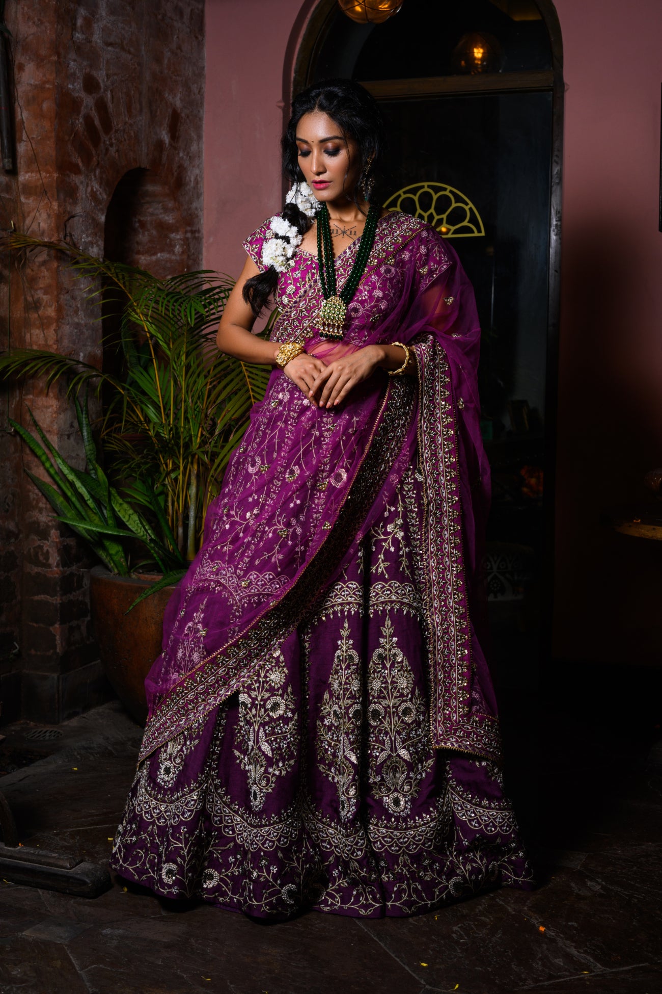 Purple Lehenga