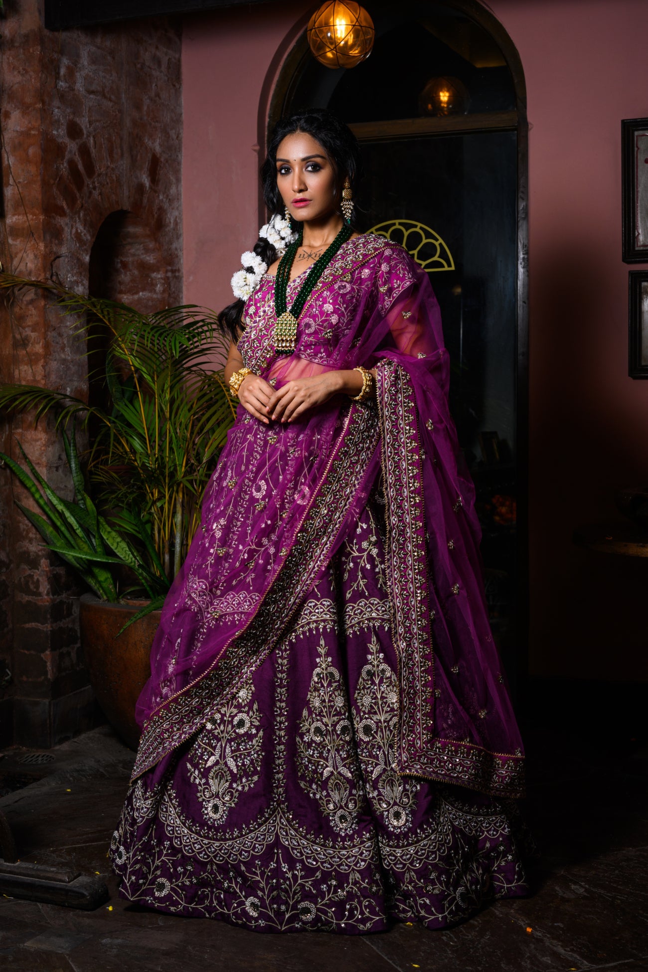 Purple Lehenga