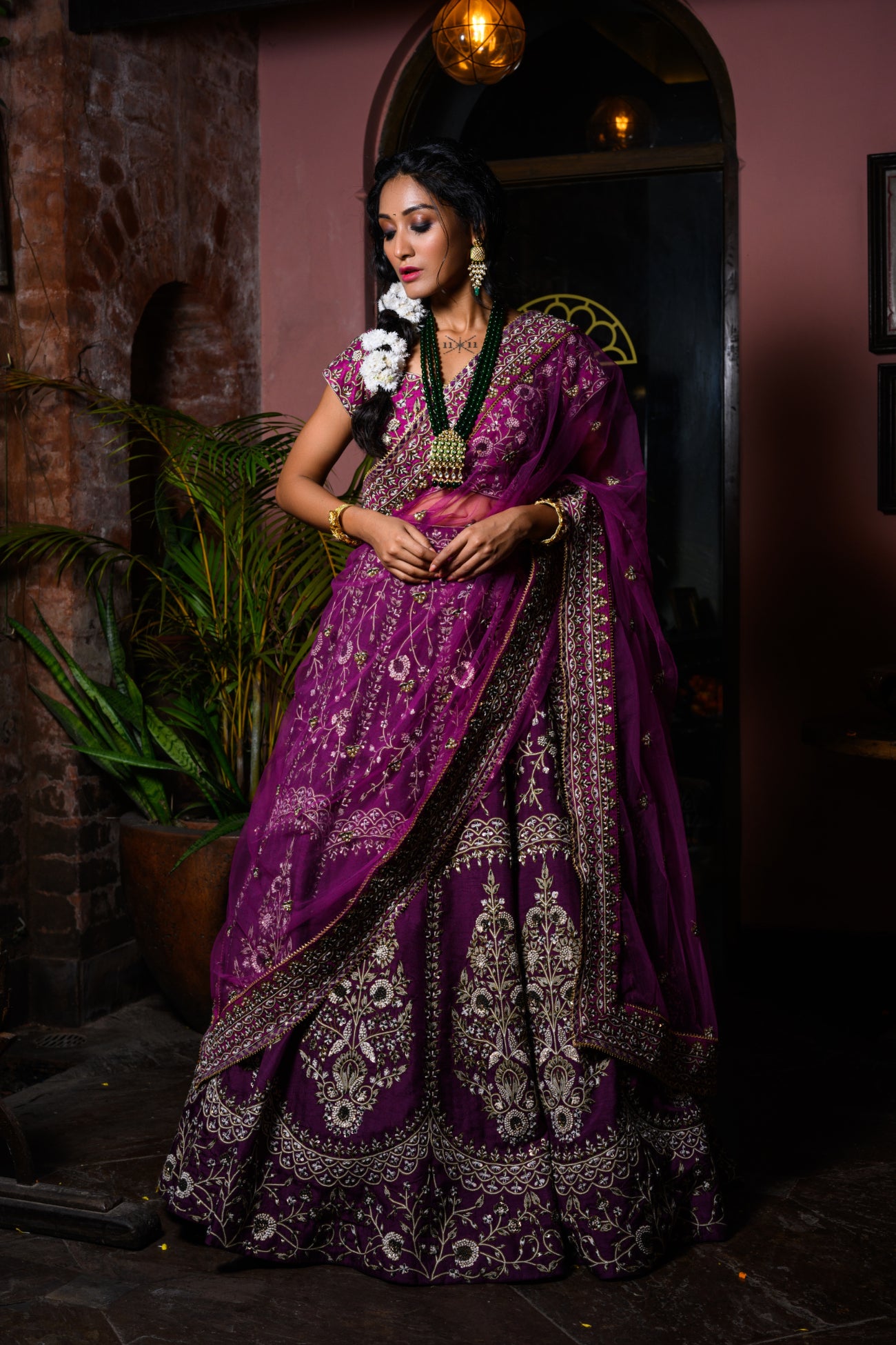 Purple Lehenga